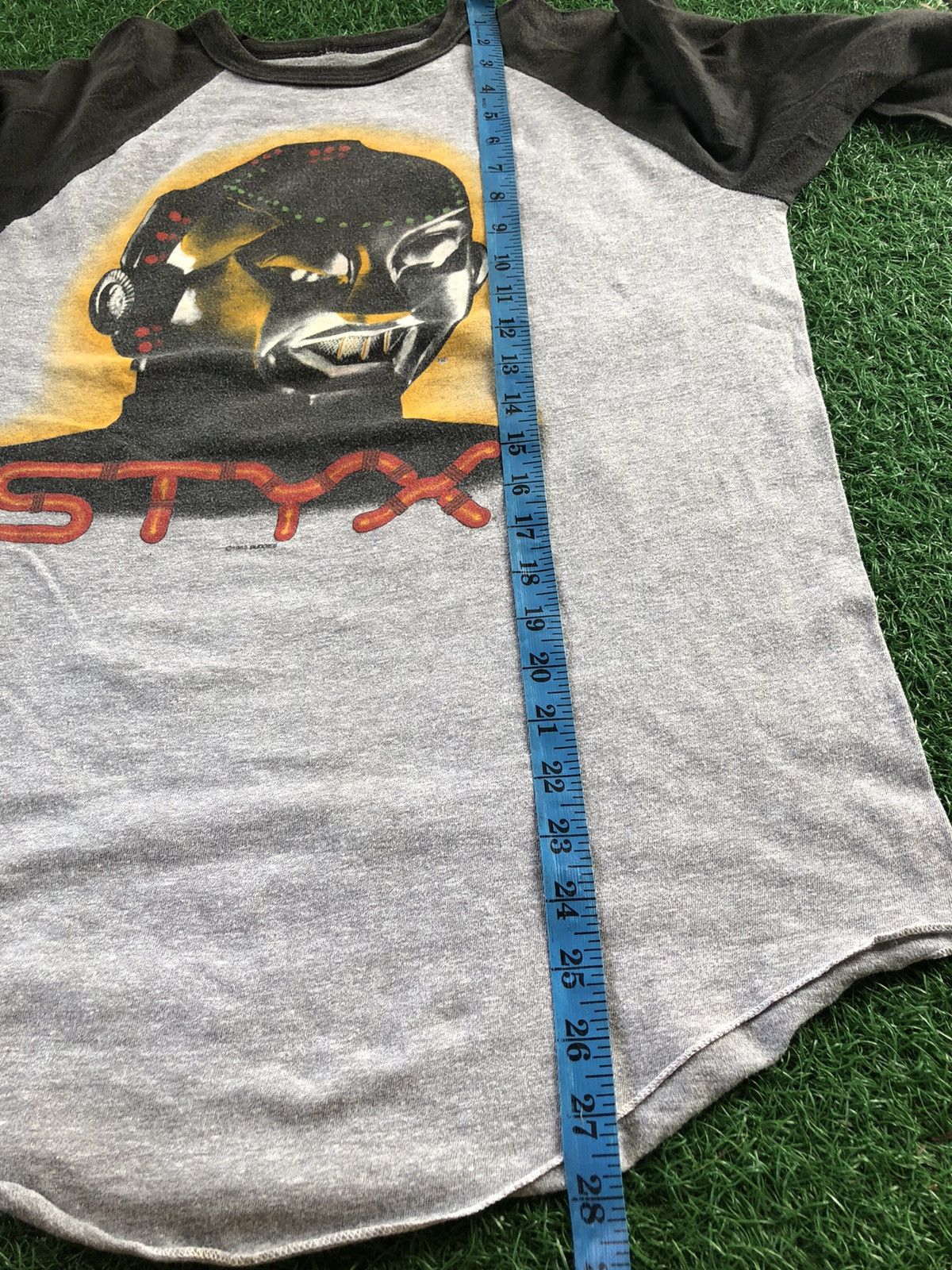 Band Tees Vintage Styx 3 Quarter Kilroy Was Here Tour 1983 Size US M / EU 48-50 / 2 - 10 Thumbnail