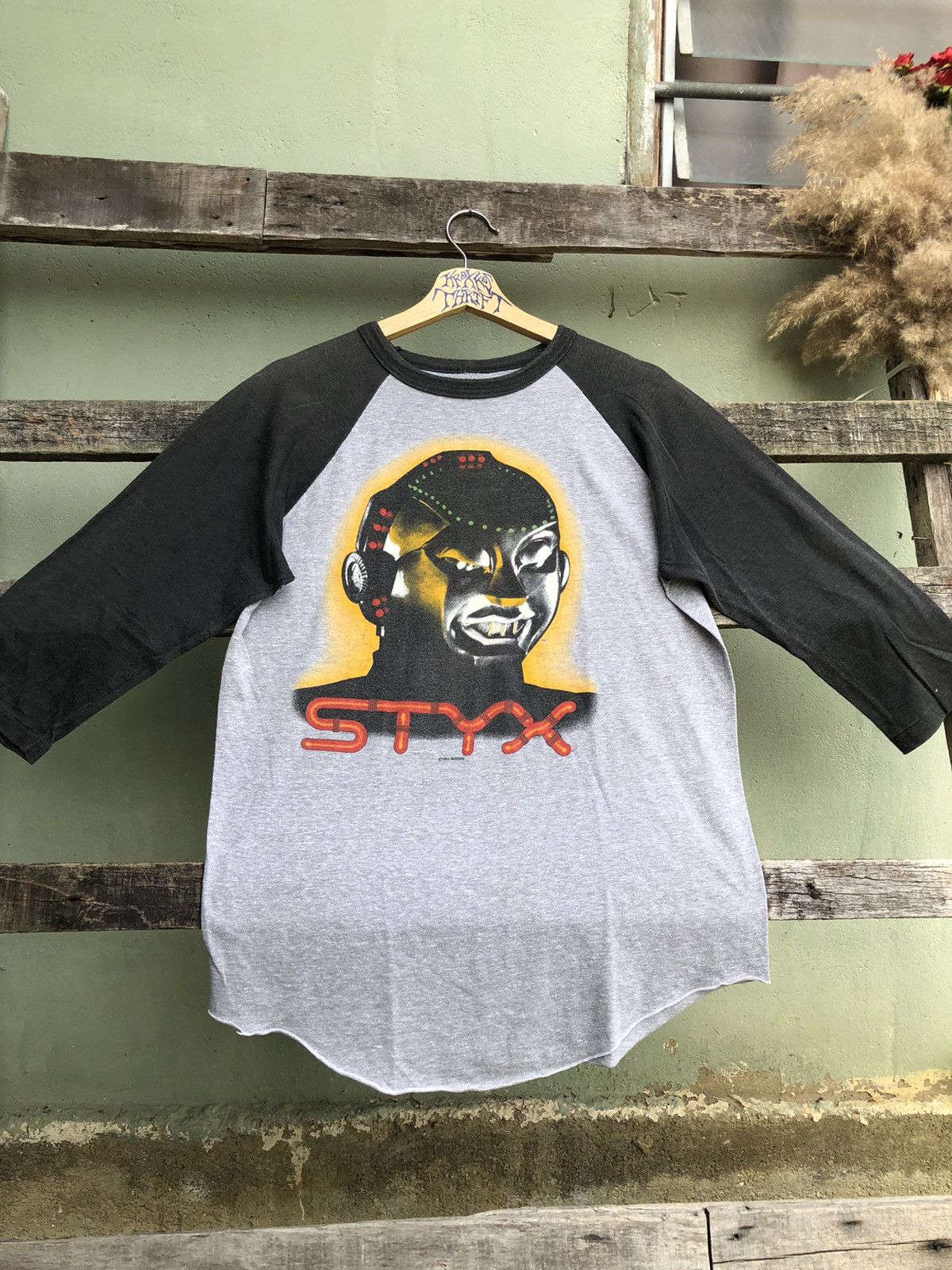 Band Tees Vintage Styx 3 Quarter Kilroy Was Here Tour 1983 Size US M / EU 48-50 / 2 - 3 Thumbnail
