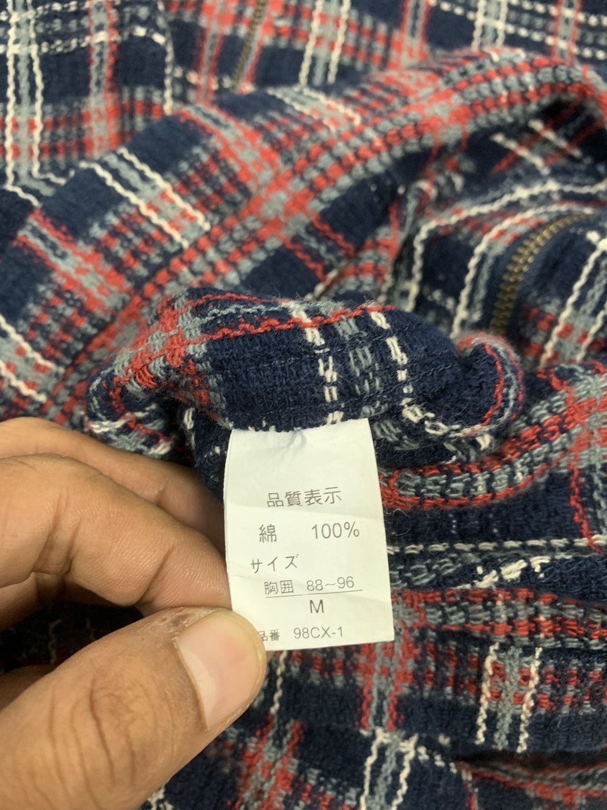 Japanese Brand Japanese Brand Cox Basics Plaid Jacket Size US M / EU 48-50 / 2 - 6 Thumbnail