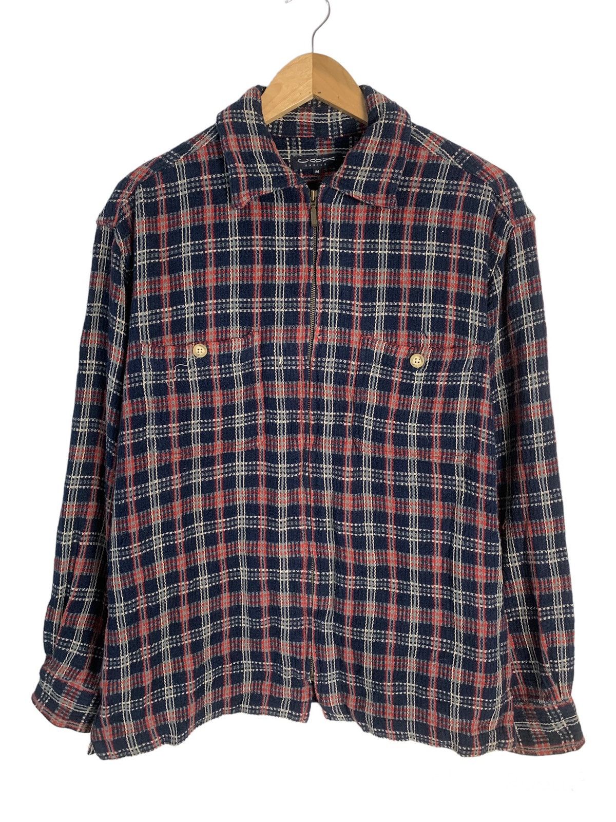 Japanese Brand Japanese Brand Cox Basics Plaid Jacket Size US M / EU 48-50 / 2 - 1 Thumbnail