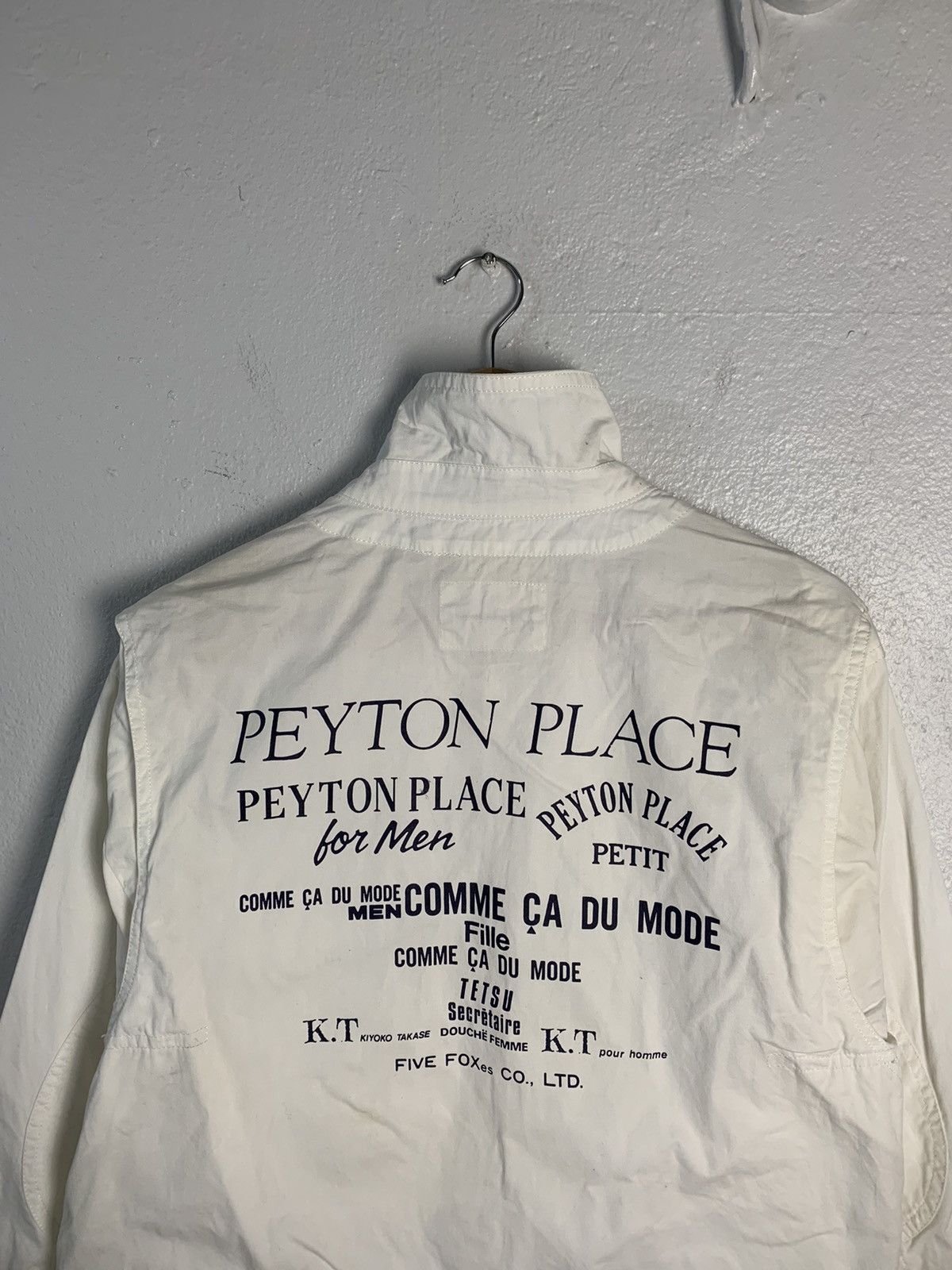 Japanese Brand Peyton Place Sports Spellout Jacket Size XS / US 0-2 / IT 36-38 - 4 Thumbnail