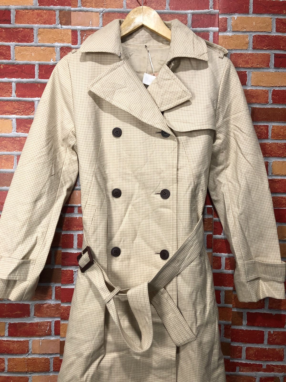 Designer × Japanese Brand En Quete Long Trench Coat Jacket Size ONE SIZE - 2 Thumbnail