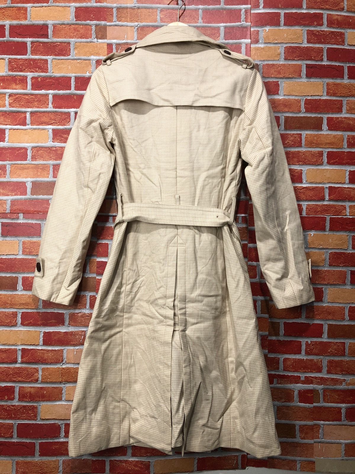 Designer × Japanese Brand En Quete Long Trench Coat Jacket Size ONE SIZE - 4 Thumbnail