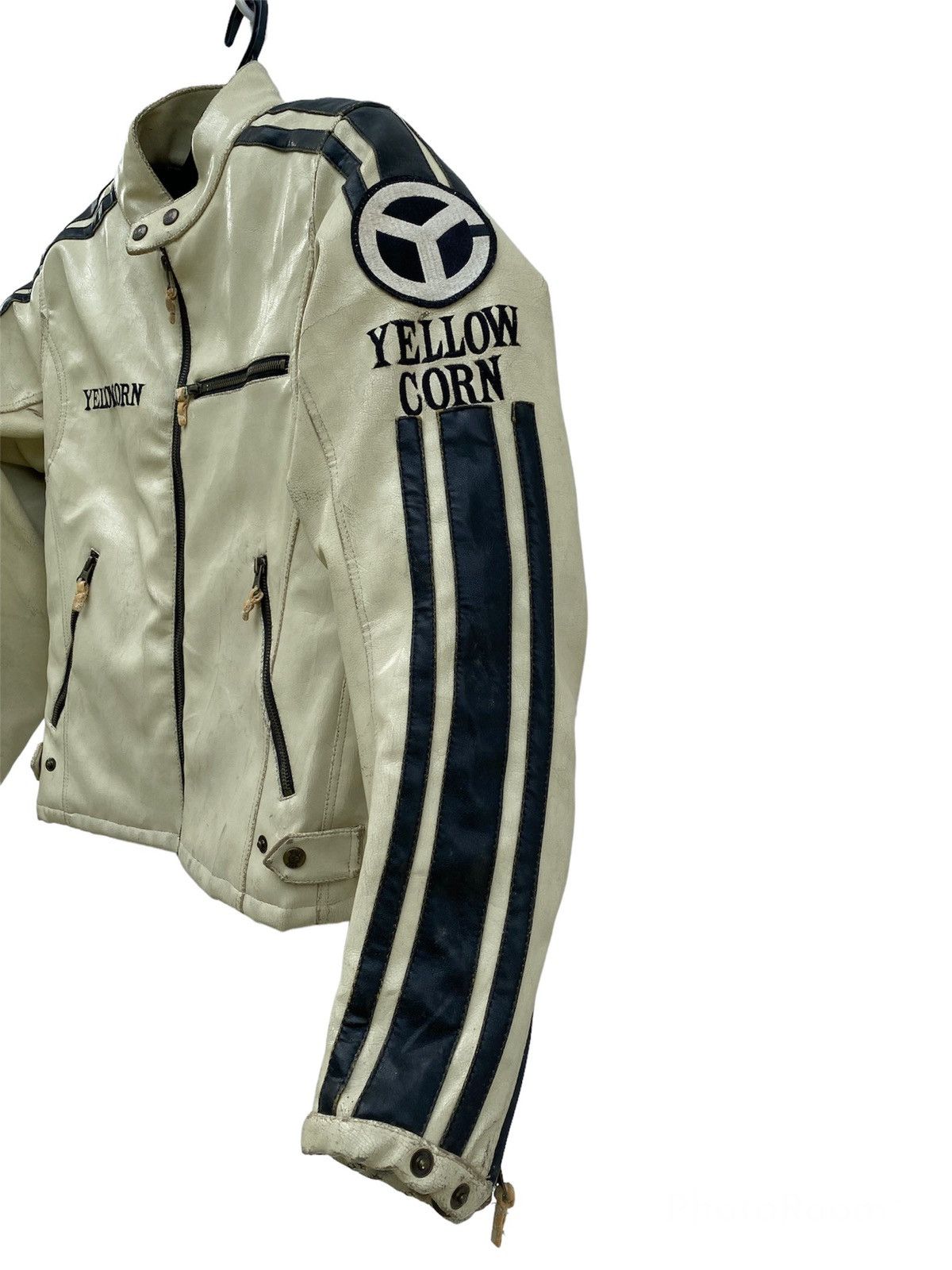 Japanese Brand YELLOW CORN BIKER JACKET TOKYO YOKOHAMA MOTORSPORT EQUIPMENT Size US M / EU 48-50 / 2 - 3 Thumbnail