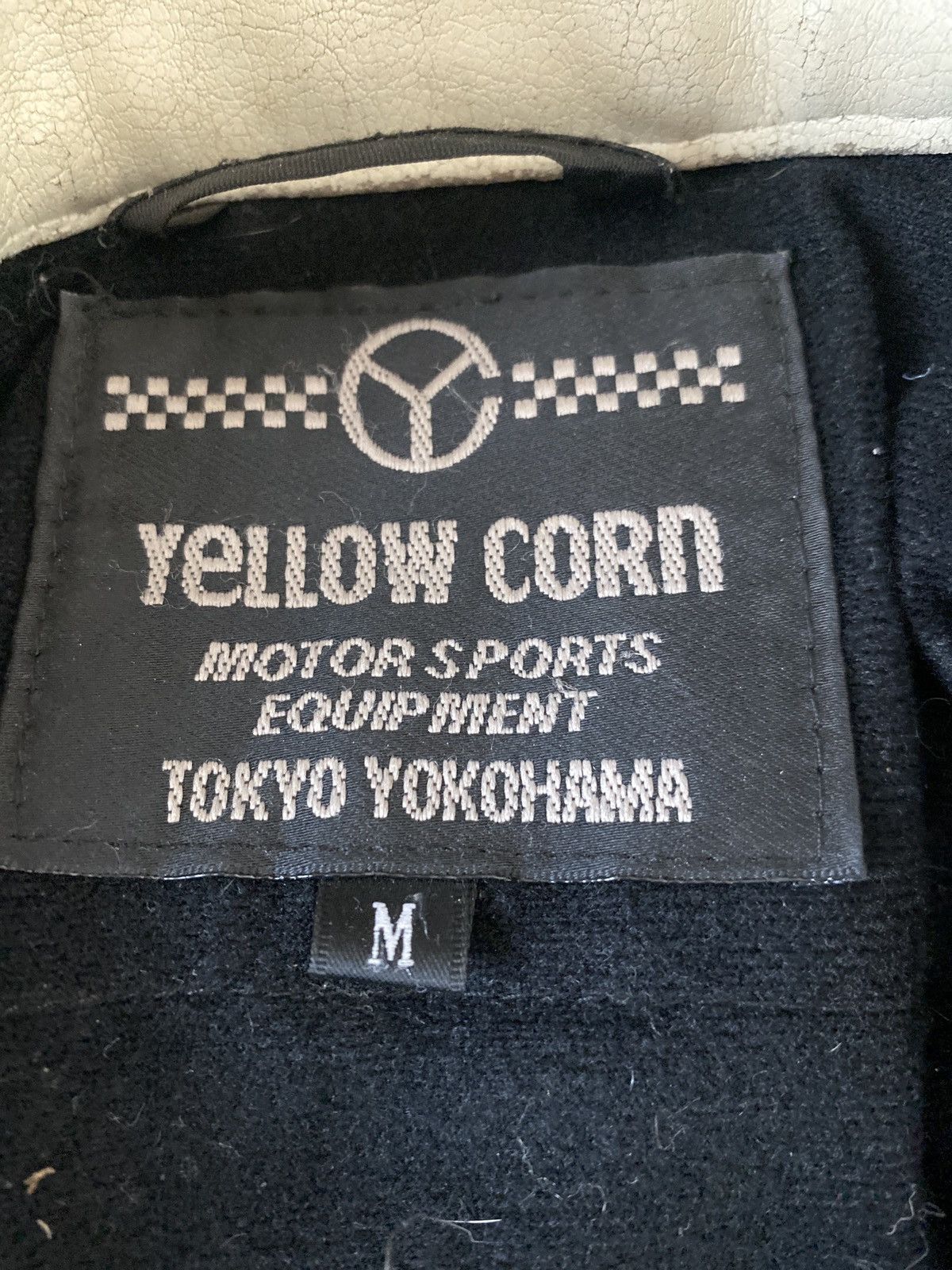 Japanese Brand YELLOW CORN BIKER JACKET TOKYO YOKOHAMA MOTORSPORT EQUIPMENT Size US M / EU 48-50 / 2 - 5 Thumbnail