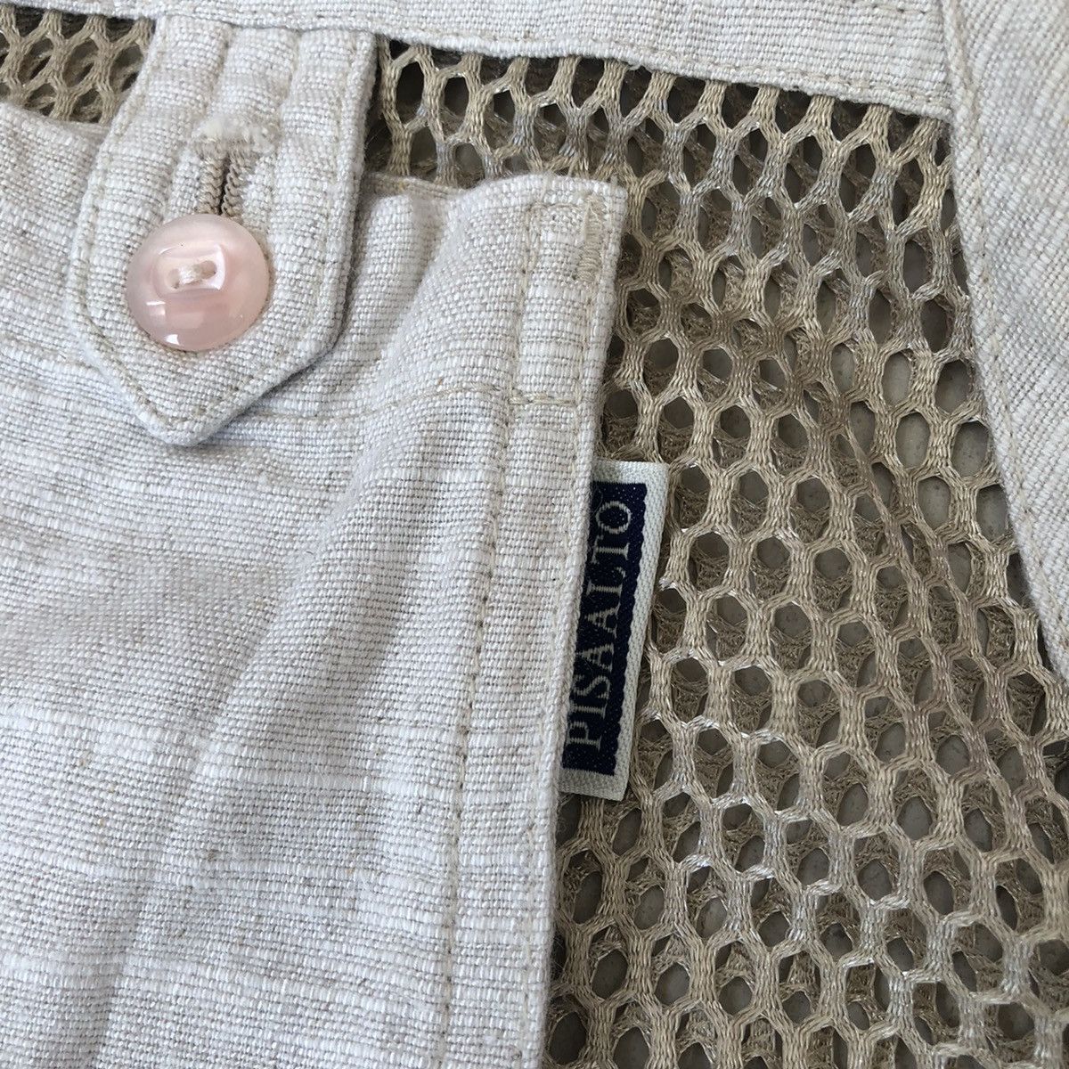 Japanese Brand PISAALTO Tracey Vest Multi Pocket Size US S / EU 44-46 / 1 - 4 Thumbnail