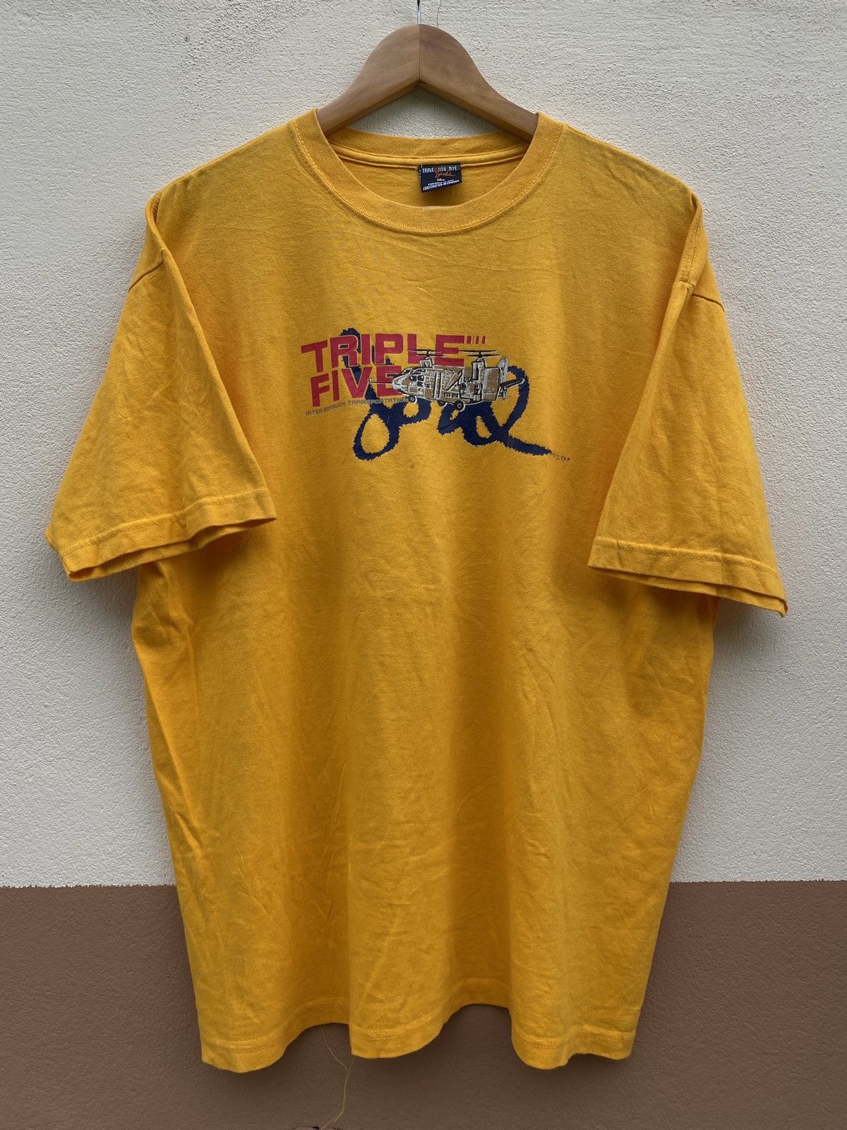 Triple 5 Soul × Vintage Vtg TRIPLE FIVE SOUL T-Shirt 555 Nyc Usa t-shirt Size US L / EU 52-54 / 3 - 1 Thumbnail