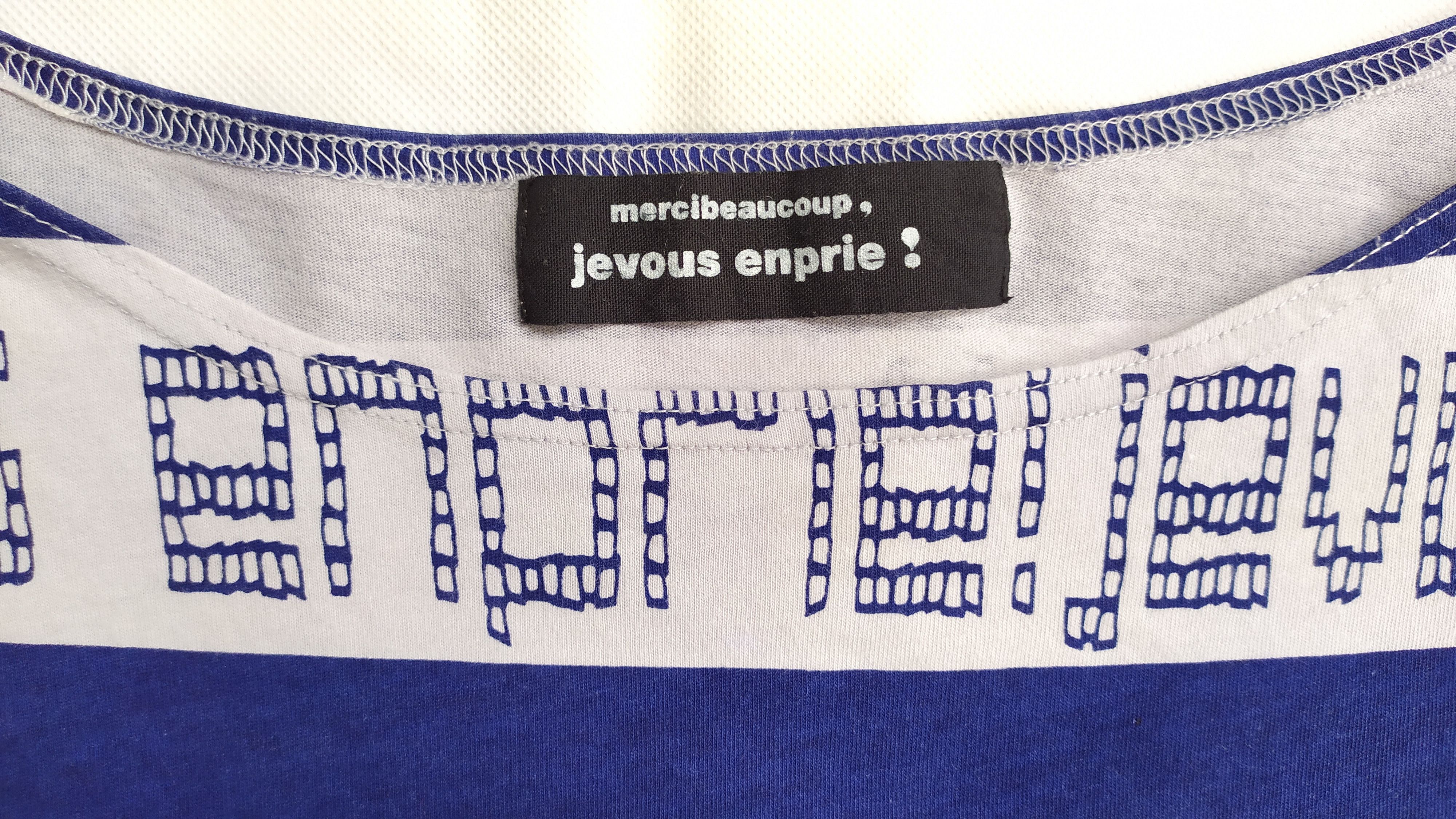 Issey Miyake Vtg MERCIBEAUCOUP jevous enprie Issey Miyake t shirt size 1 Size M / US 6-8 / IT 42-44 - 7 Thumbnail