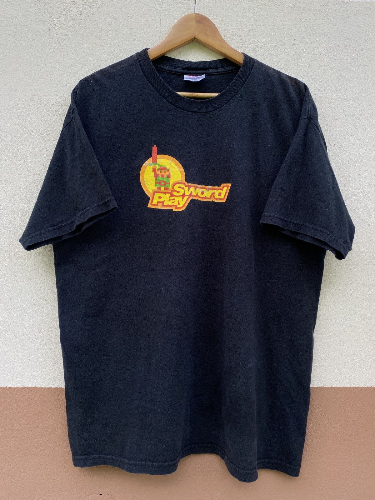 Nintendo × Vintage Vintage 00s Legend of Zelda Sword Play Shirt Size L Size US L / EU 52-54 / 3 - 1 Thumbnail