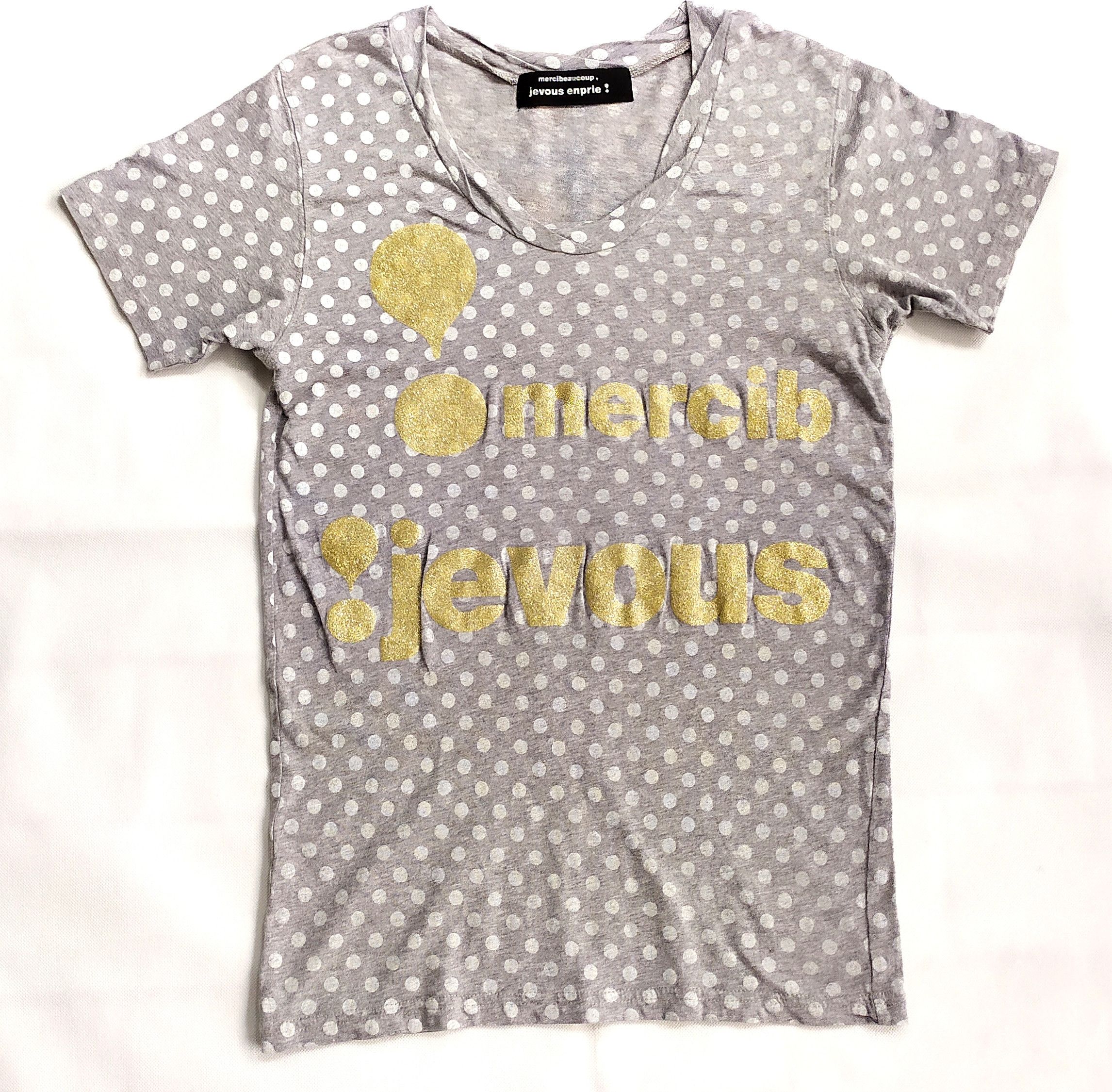 Issey Miyake Vtg MERCIBEAUCOUP jevous enprie Issey Miyake t shirt size 1 Size S / US 4 / IT 40 - 3 Thumbnail