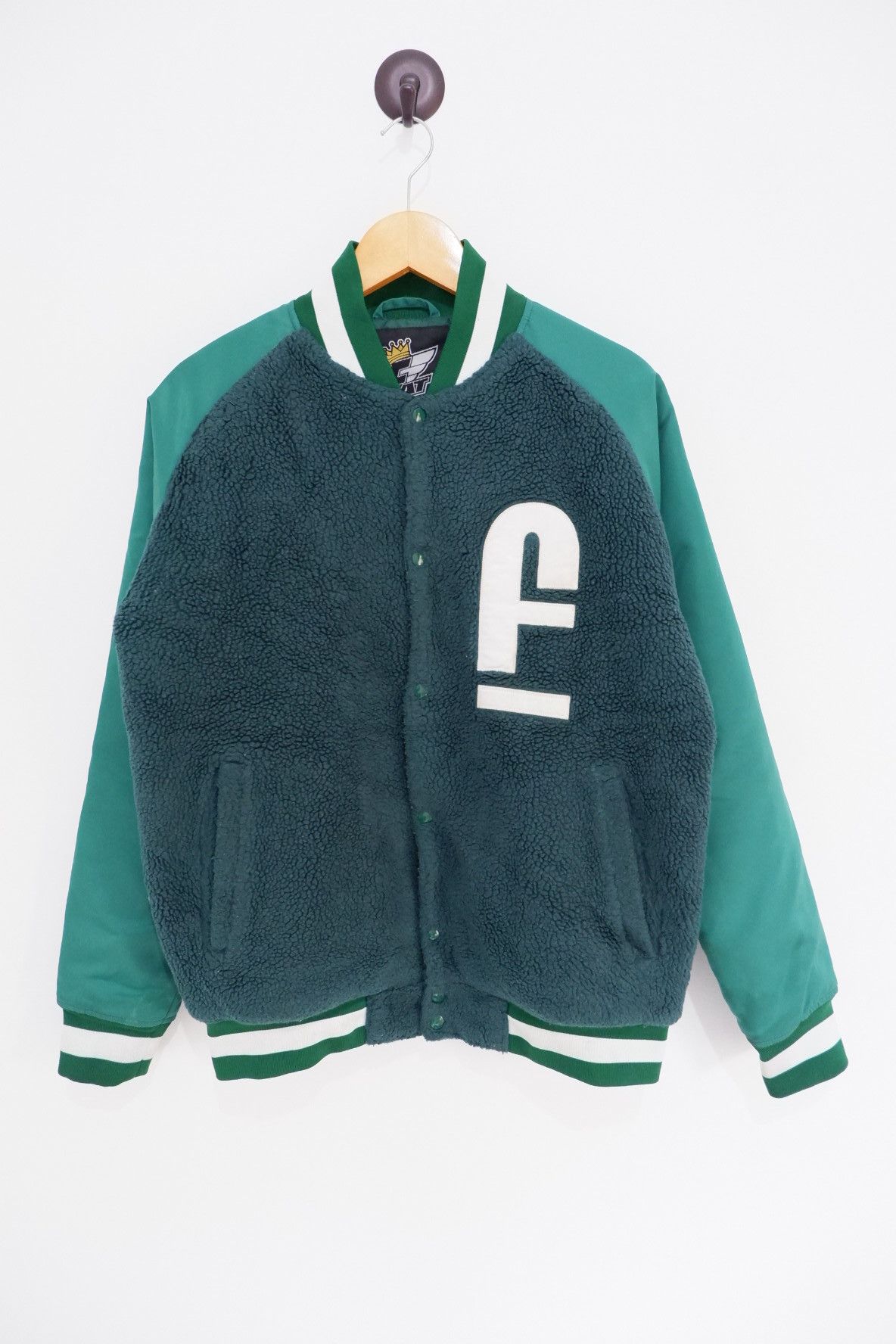 Japanese Brand Vintage Fat Tyo Fleece Varsity Jacket Size US S / EU 44-46 / 1 - 1 Thumbnail