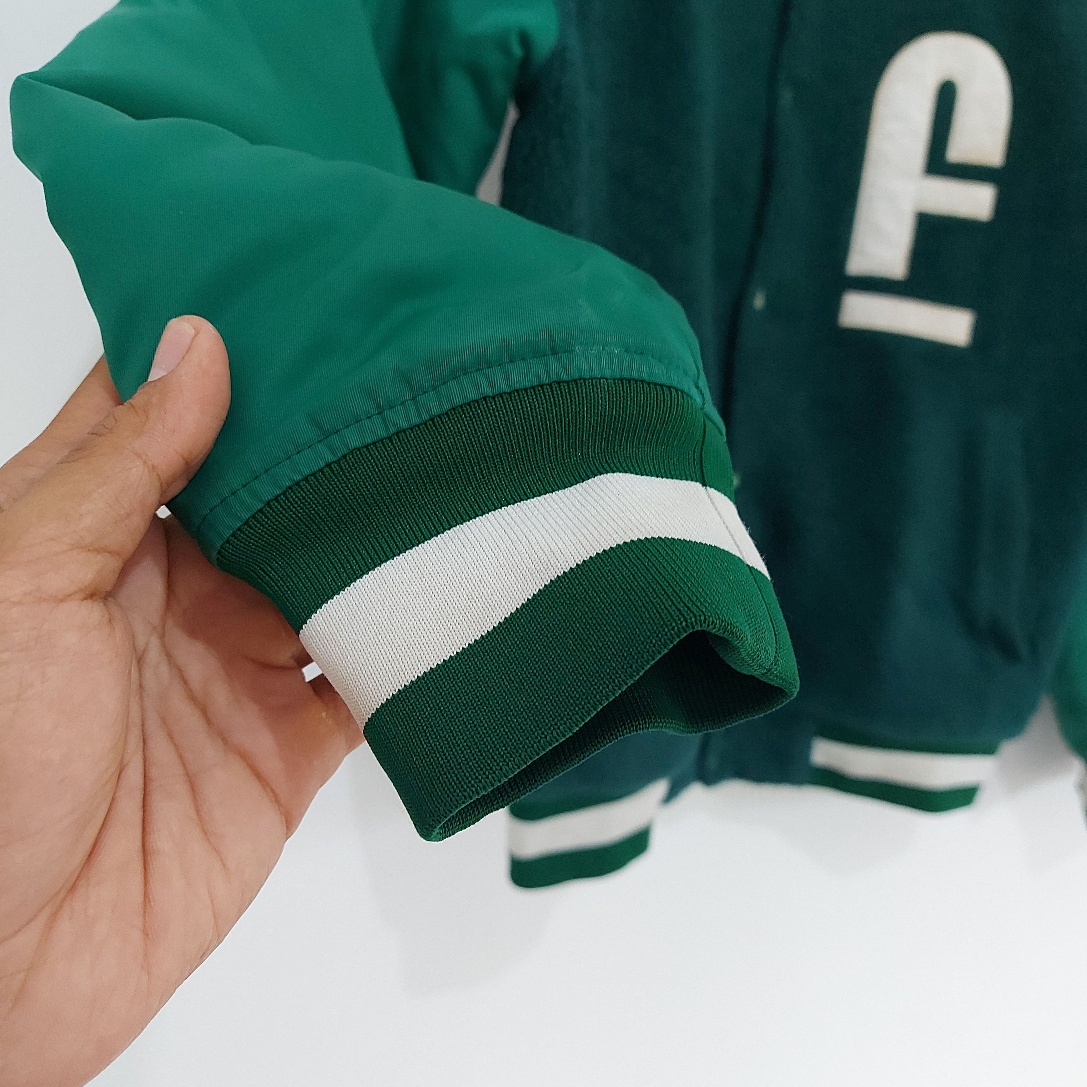 Japanese Brand Vintage Fat Tyo Fleece Varsity Jacket Size US S / EU 44-46 / 1 - 8 Thumbnail
