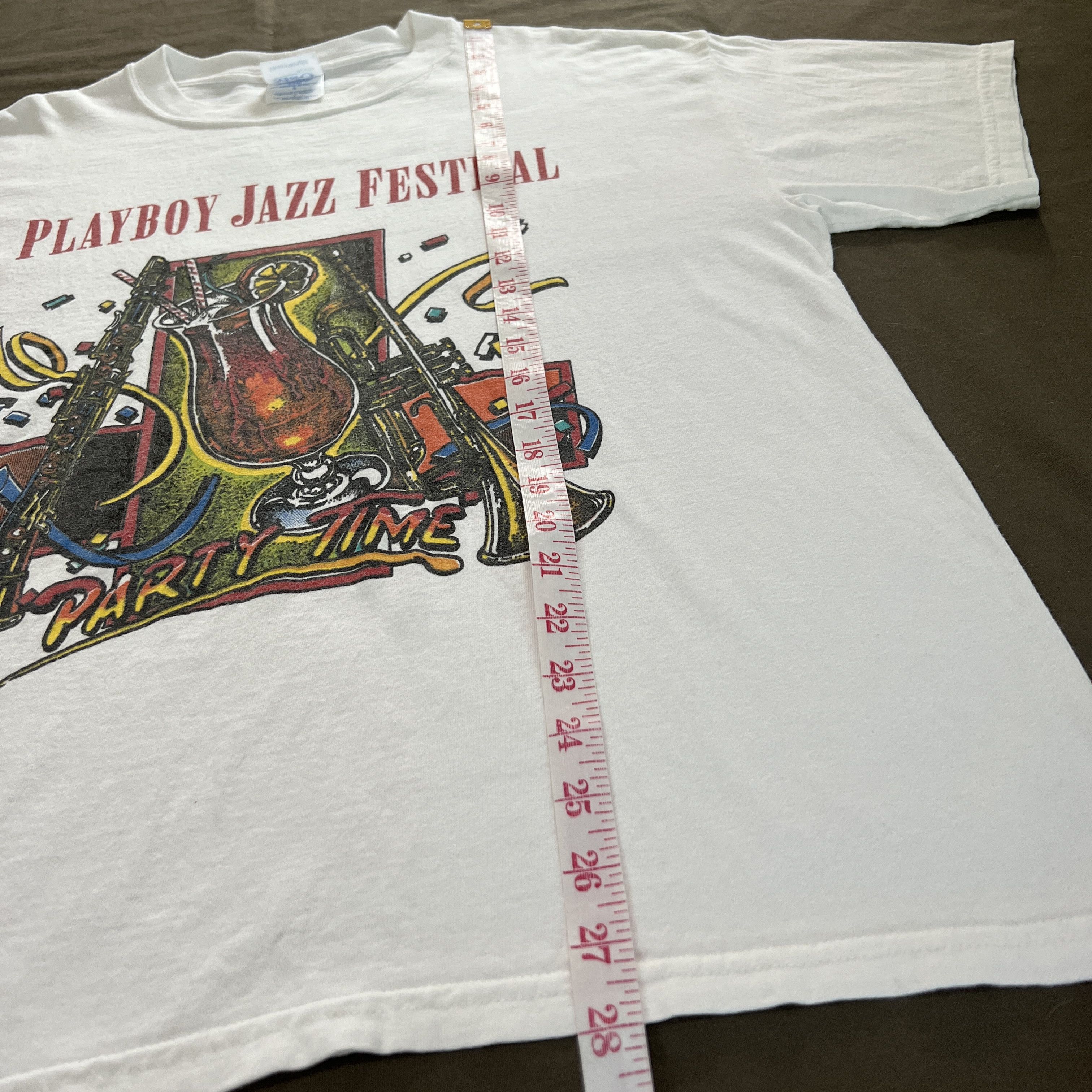 Band Tees × Playboy × Vintage Vintage Y2K Playboy Jazz Festival 25th Anniversary Promo Tee Size US L / EU 52-54 / 3 - 13 Thumbnail