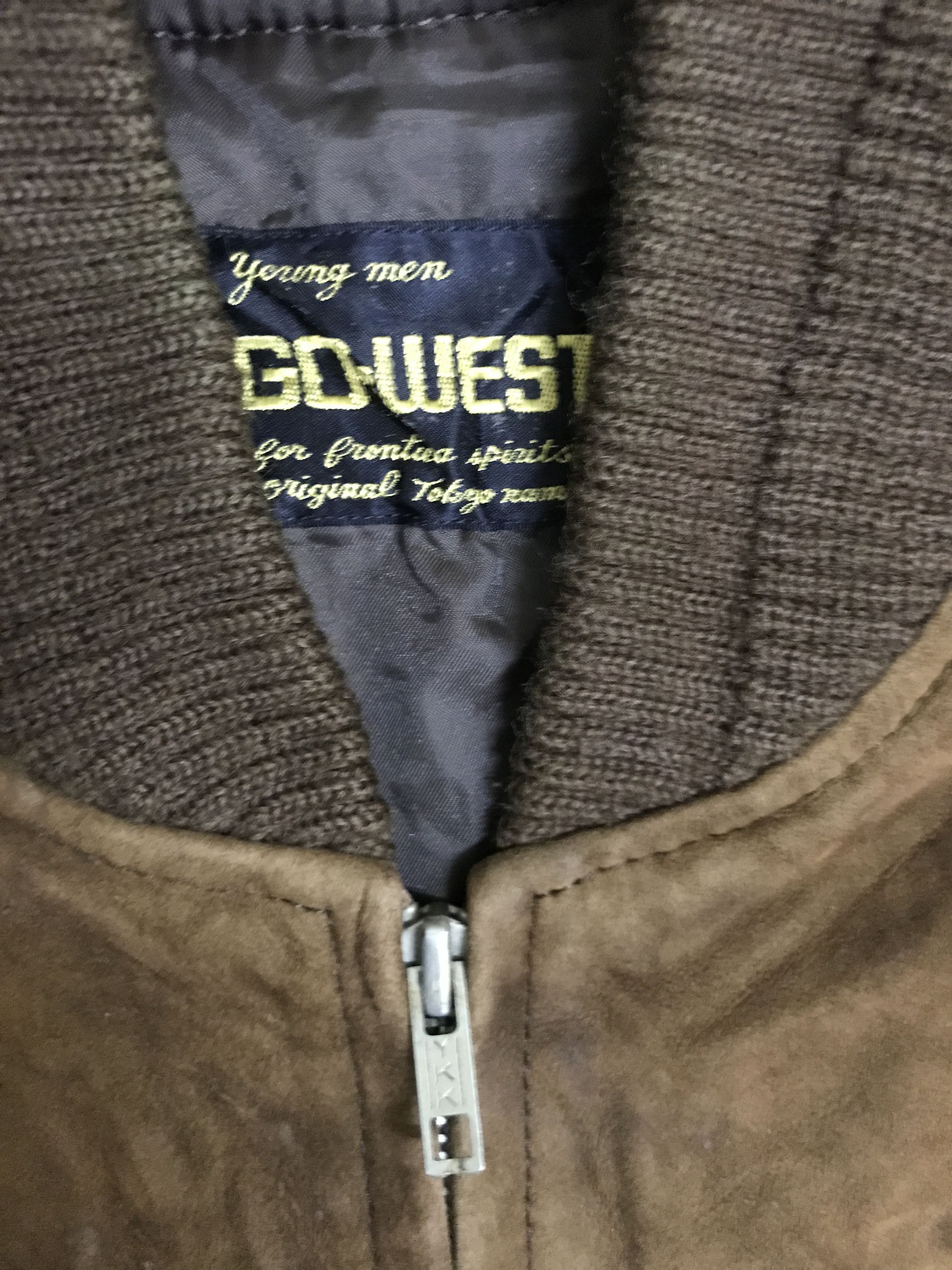Genuine Leather J40 Vintage GO WEST Japan Suede Jacket Size US M / EU 48-50 / 2 - 6 Thumbnail