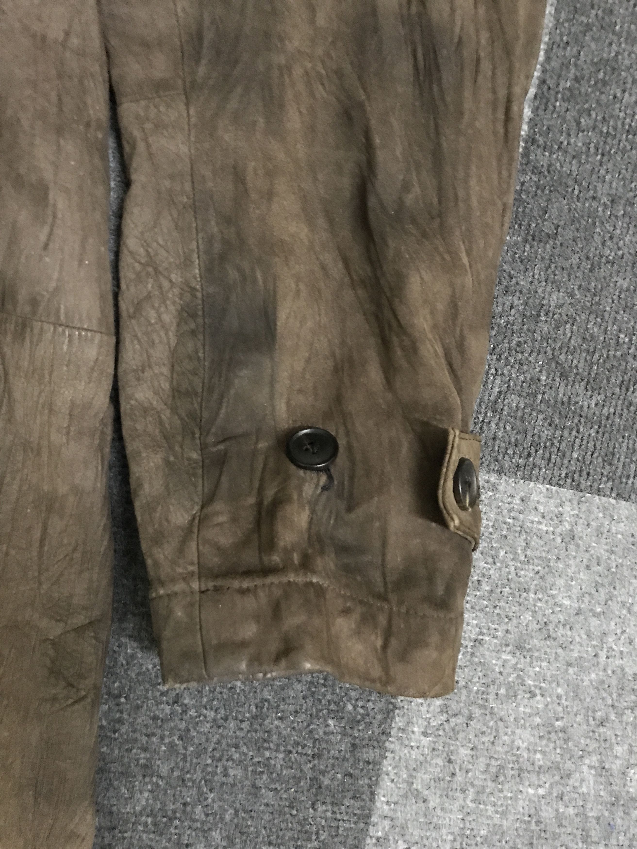 Ermenegildo Zegna × Z Zegna W7 Ermenegildo Zegna Artisanal Leather Trench Coat Size L / US 10 / IT 46 - 7 Thumbnail