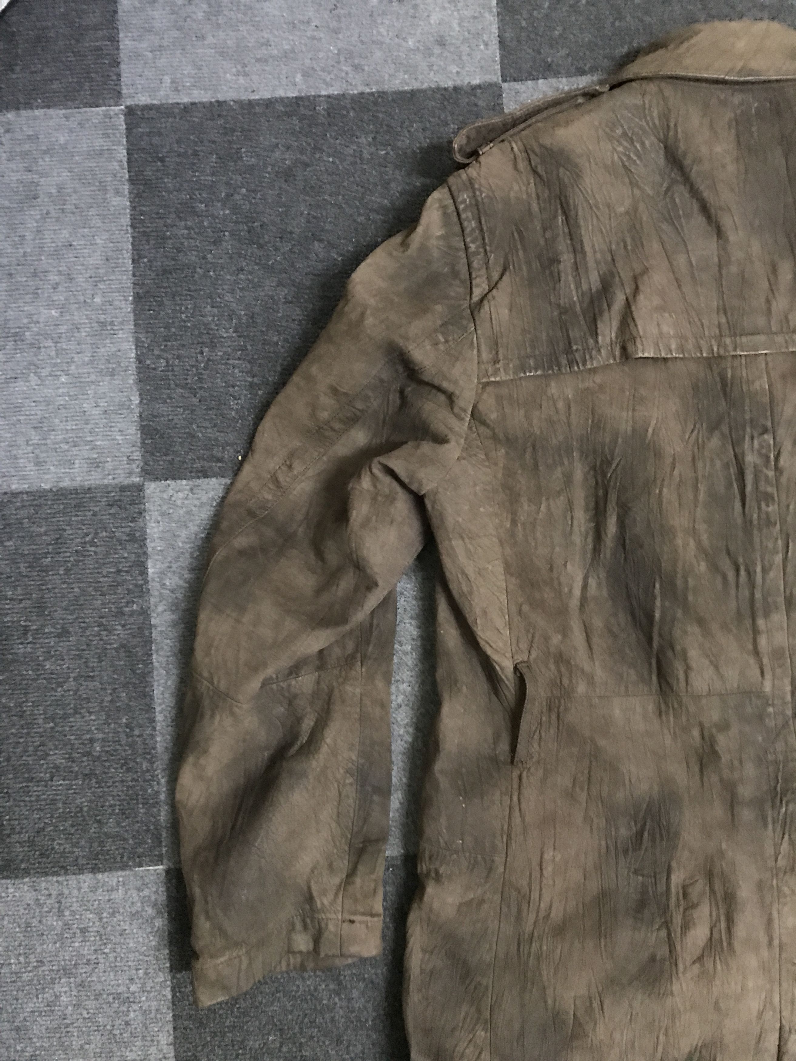 Ermenegildo Zegna × Z Zegna W7 Ermenegildo Zegna Artisanal Leather Trench Coat Size L / US 10 / IT 46 - 11 Thumbnail