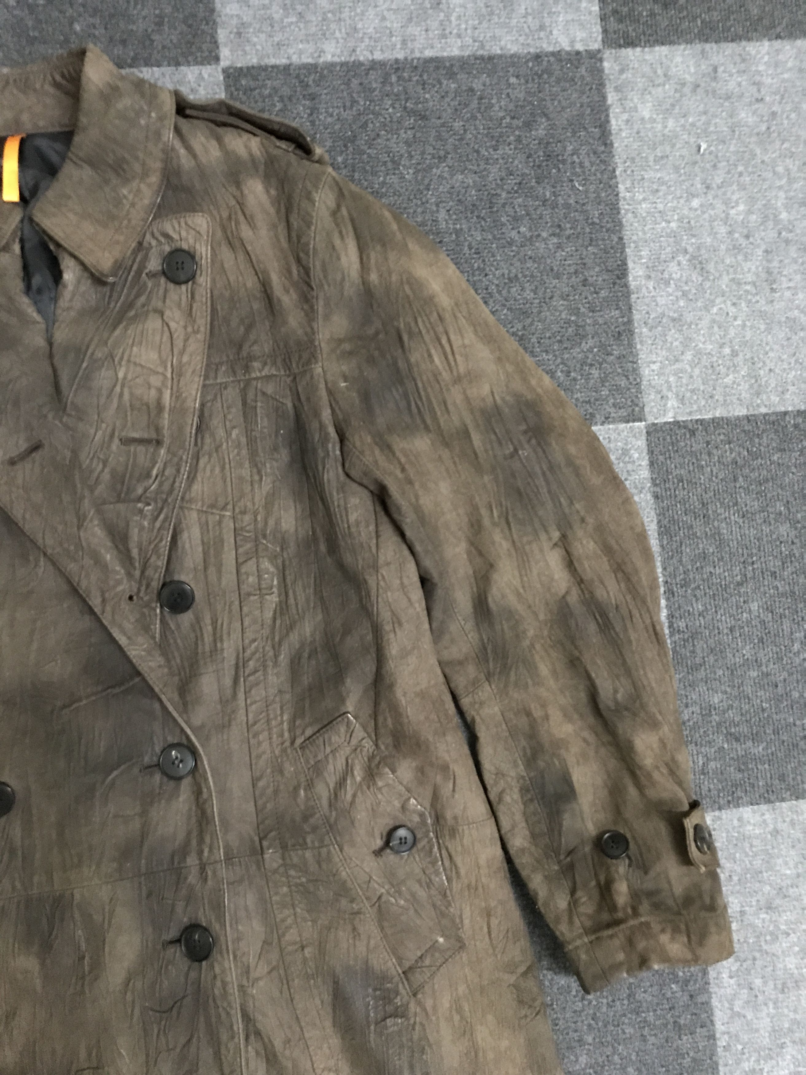 Ermenegildo Zegna × Z Zegna W7 Ermenegildo Zegna Artisanal Leather Trench Coat Size L / US 10 / IT 46 - 5 Thumbnail