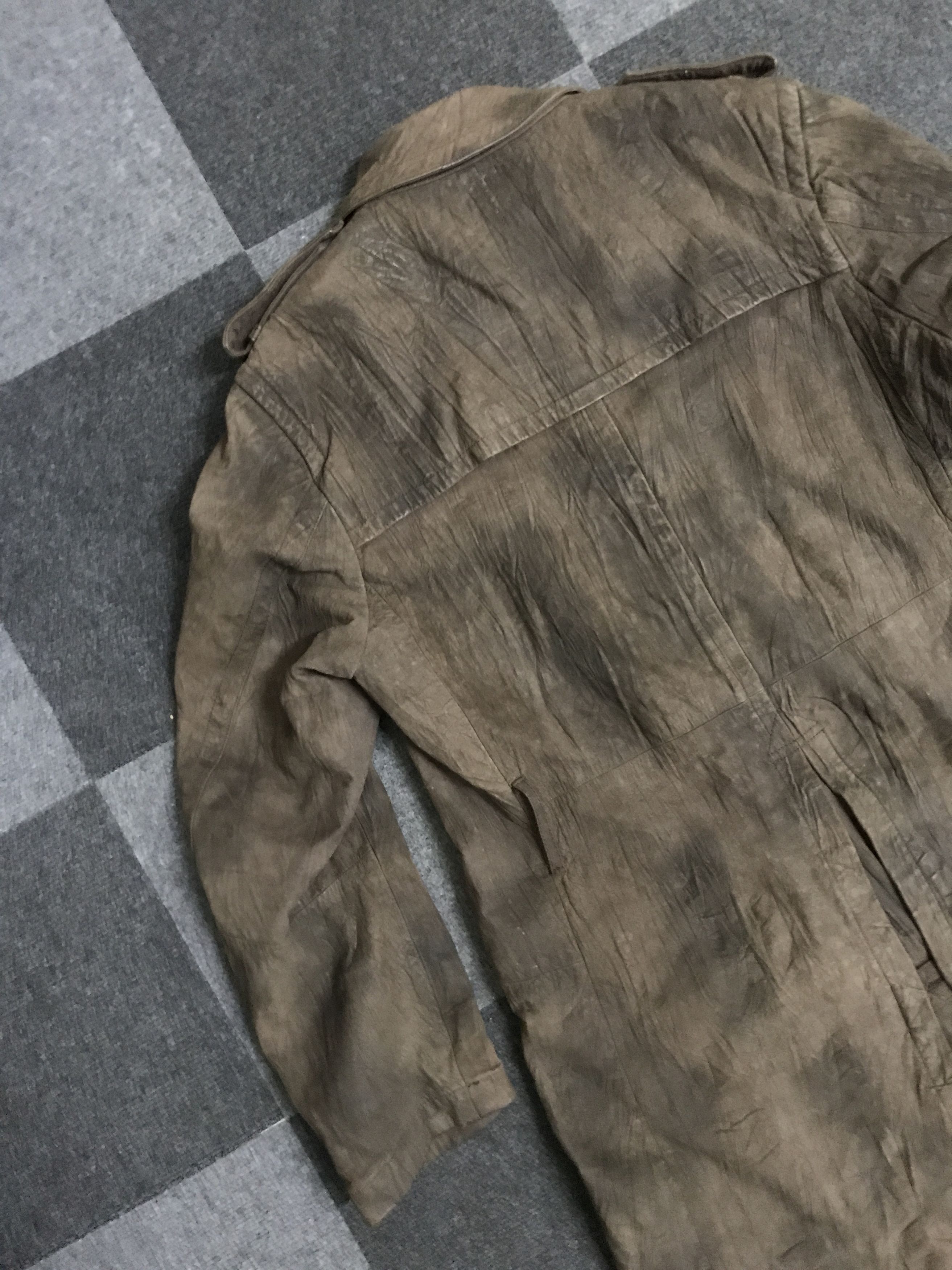 Ermenegildo Zegna × Z Zegna W7 Ermenegildo Zegna Artisanal Leather Trench Coat Size L / US 10 / IT 46 - 9 Thumbnail