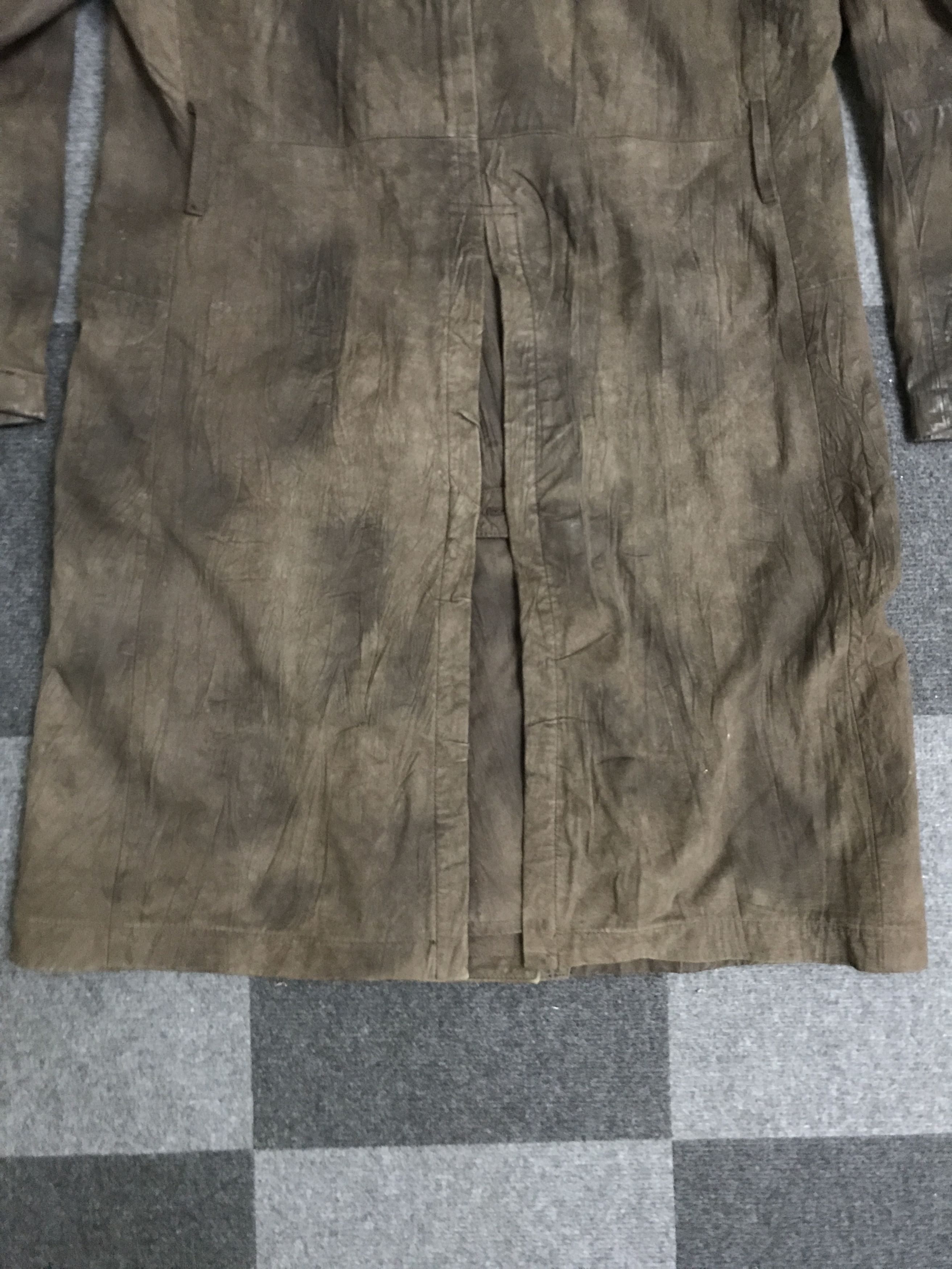 Ermenegildo Zegna × Z Zegna W7 Ermenegildo Zegna Artisanal Leather Trench Coat Size L / US 10 / IT 46 - 13 Thumbnail