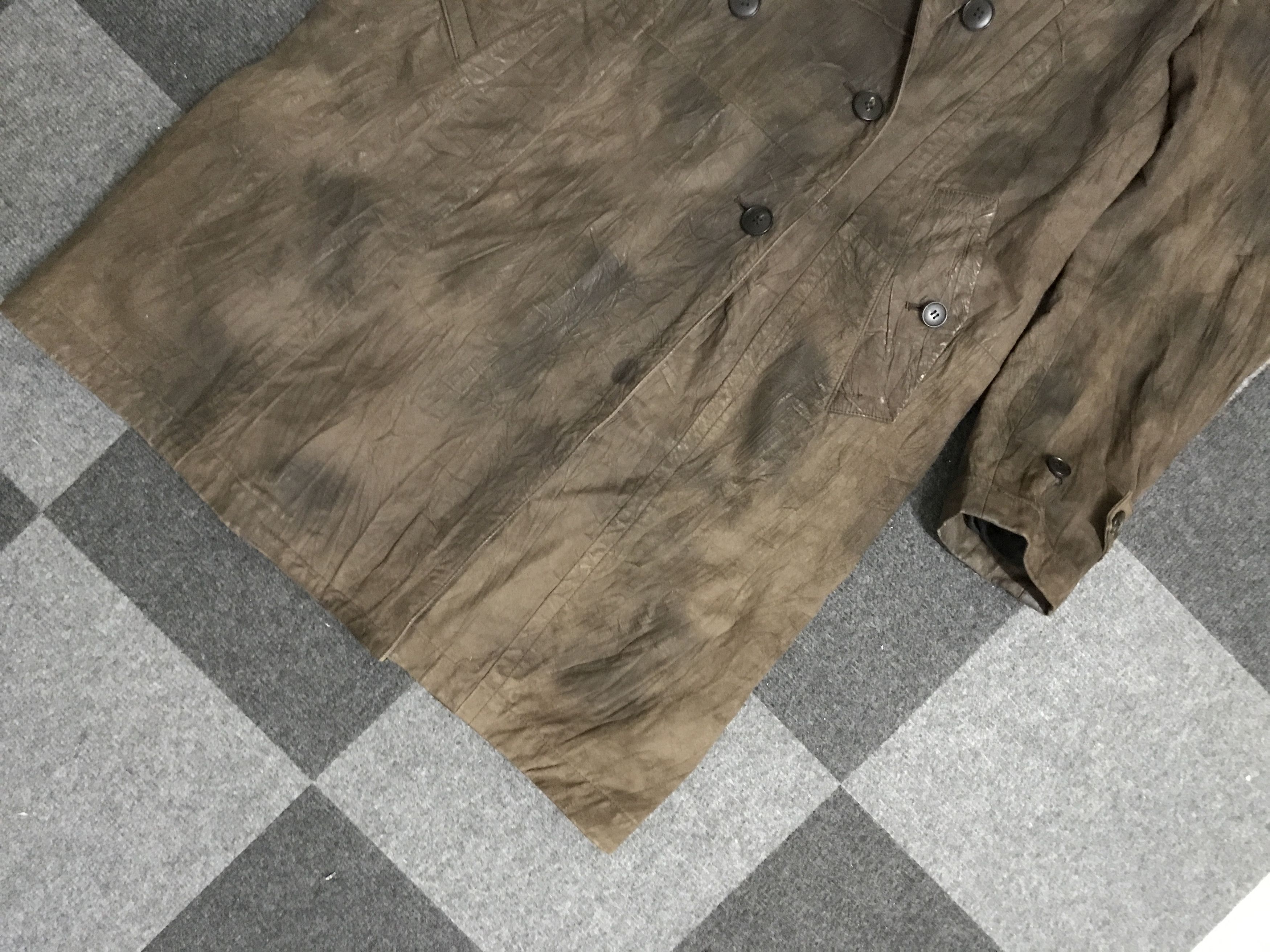 Ermenegildo Zegna × Z Zegna W7 Ermenegildo Zegna Artisanal Leather Trench Coat Size L / US 10 / IT 46 - 3 Thumbnail