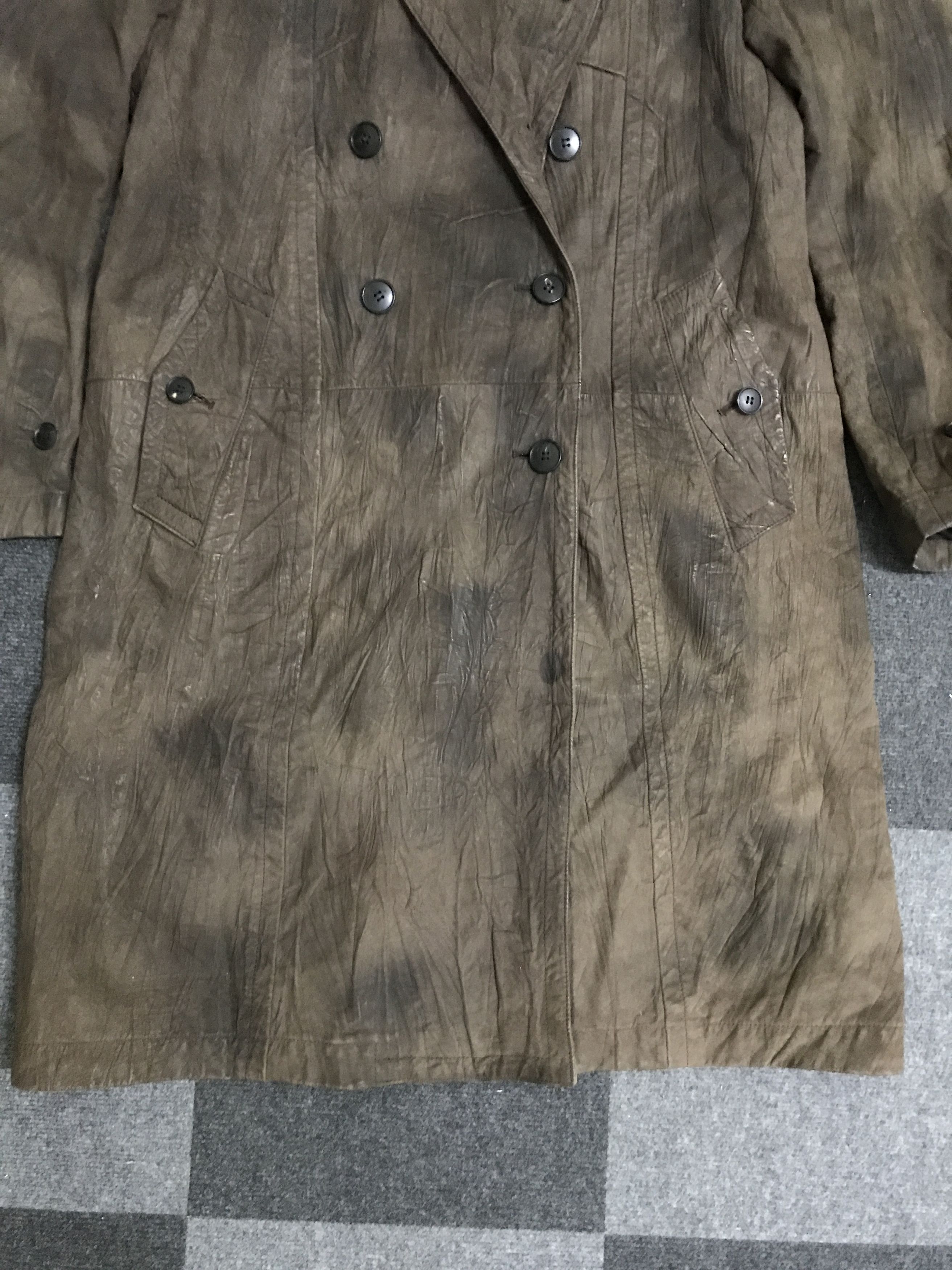 Ermenegildo Zegna × Z Zegna W7 Ermenegildo Zegna Artisanal Leather Trench Coat Size L / US 10 / IT 46 - 6 Thumbnail