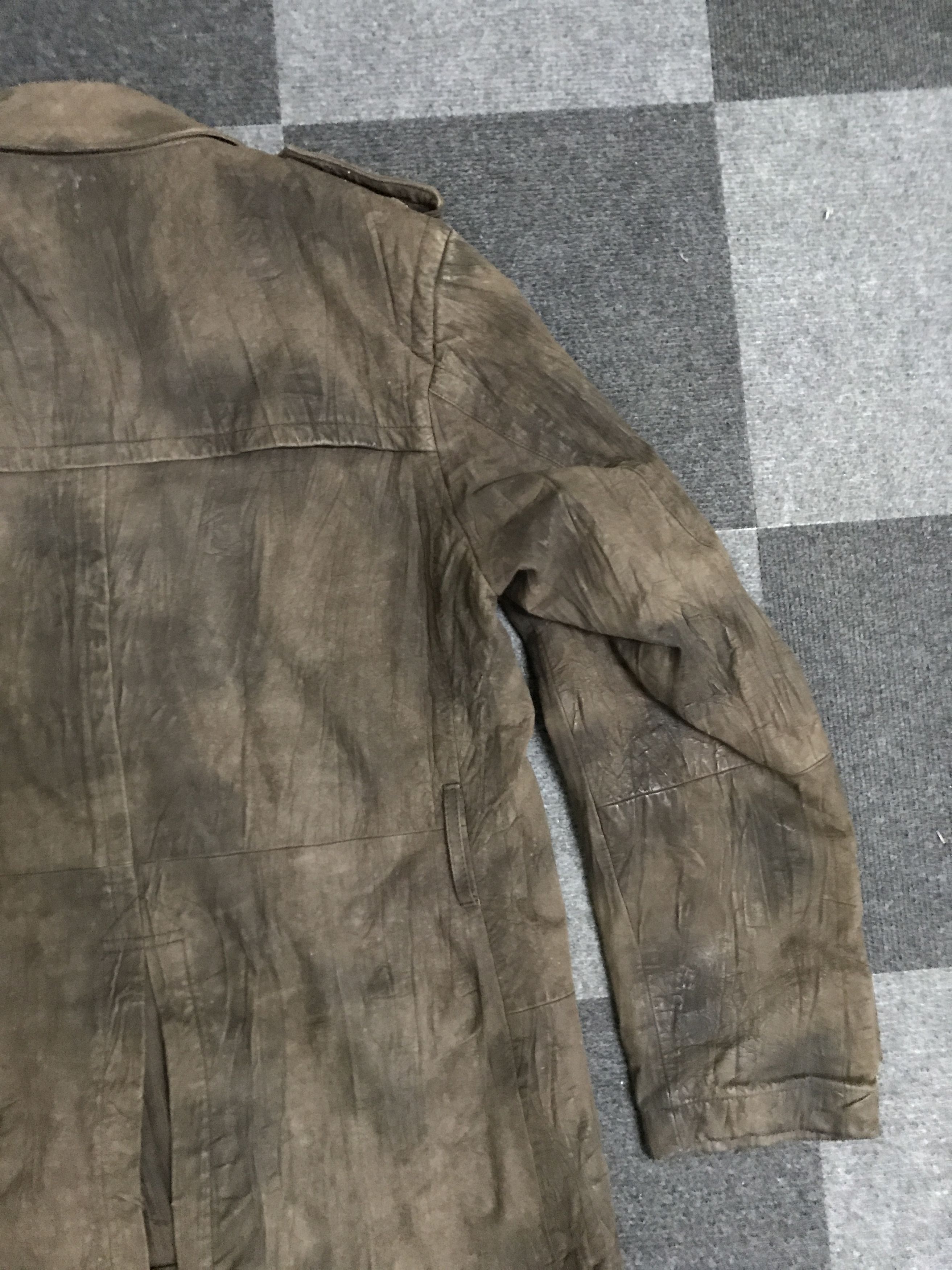Ermenegildo Zegna × Z Zegna W7 Ermenegildo Zegna Artisanal Leather Trench Coat Size L / US 10 / IT 46 - 12 Thumbnail