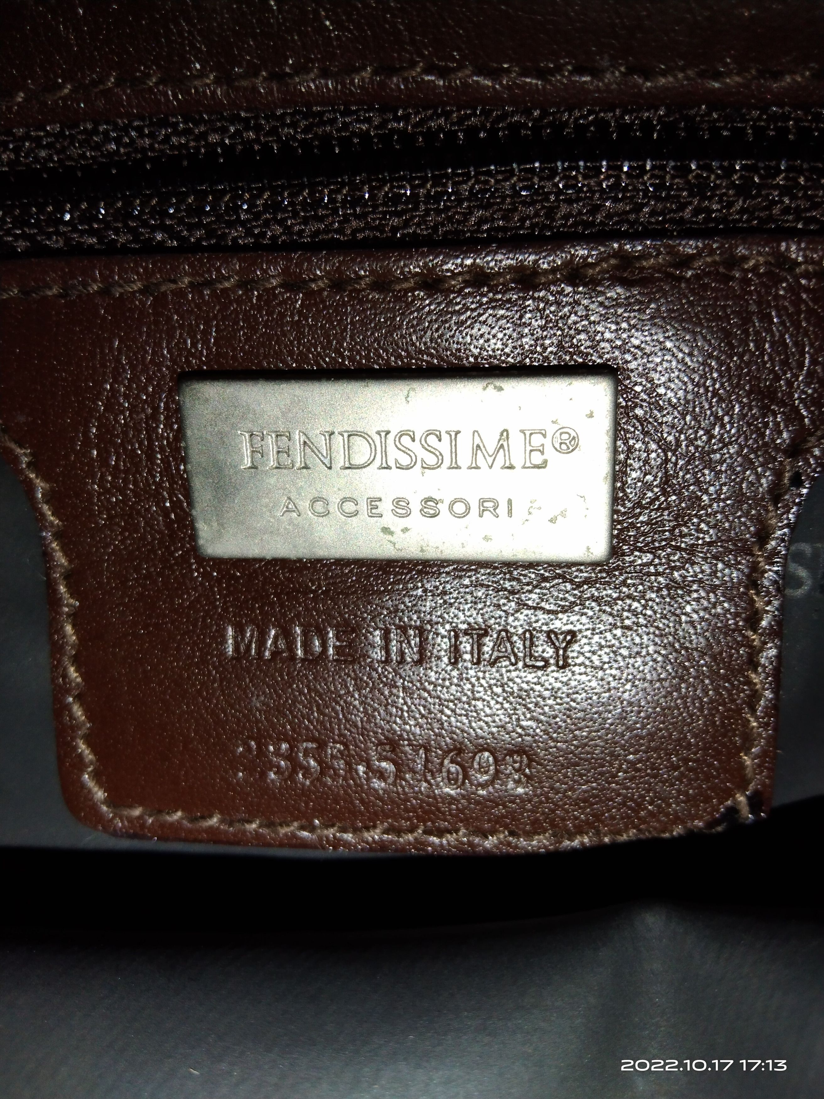 Fendi FENDISSIME MONOGRAM LEATHER HANDBAG Size ONE SIZE - 10 Thumbnail
