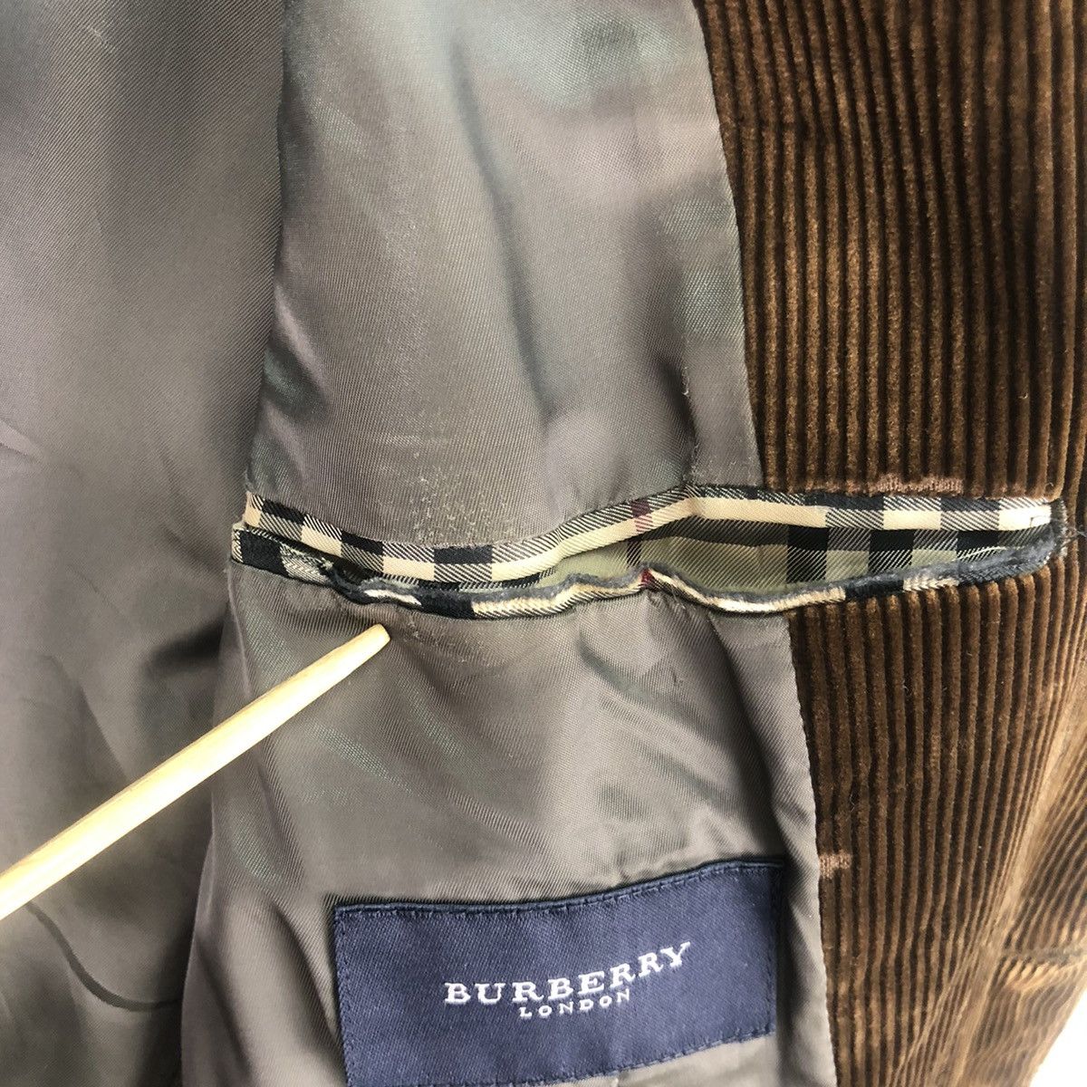 Burberry Vintage Burberry London Corduroy Blazers Size US L / EU 52-54 / 3 - 15 Thumbnail