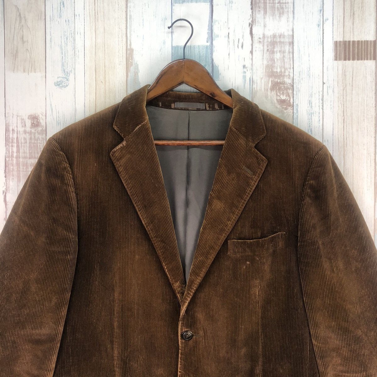 Burberry Vintage Burberry London Corduroy Blazers Size US L / EU 52-54 / 3 - 4 Thumbnail