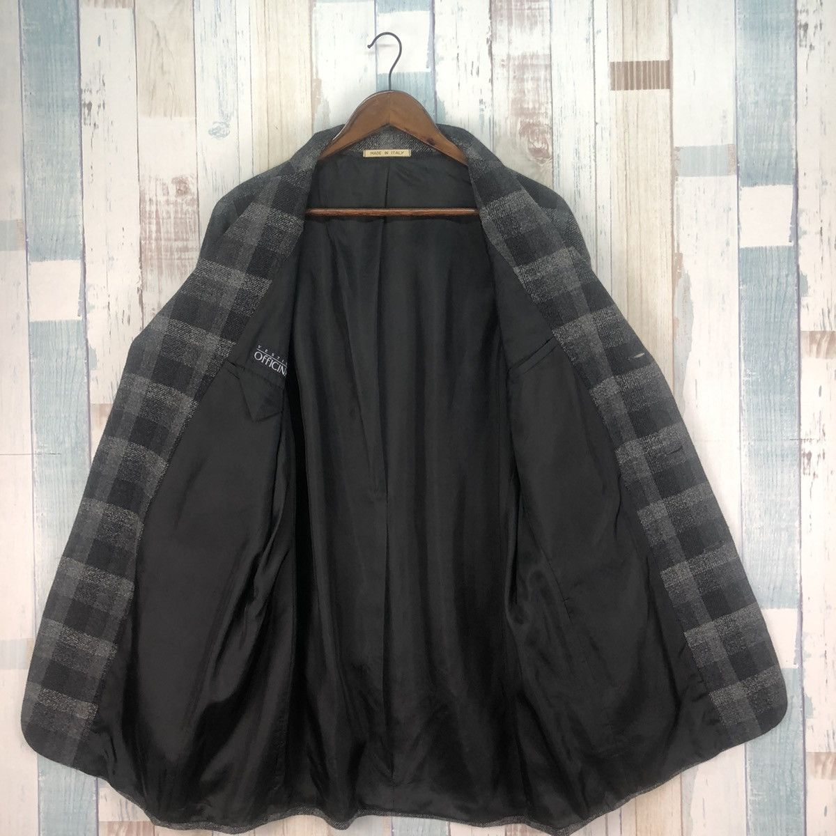 Vintage Vintage Vestium Plaid Wool Blazer Made In Italy Size US XL / EU 56 / 4 - 3 Thumbnail