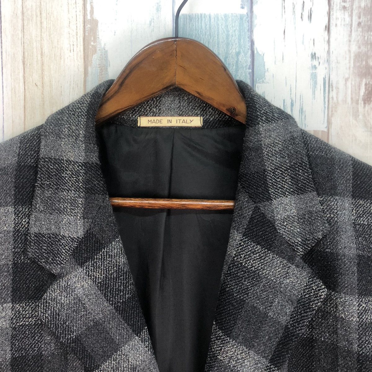 Vintage Vintage Vestium Plaid Wool Blazer Made In Italy Size US XL / EU 56 / 4 - 6 Thumbnail