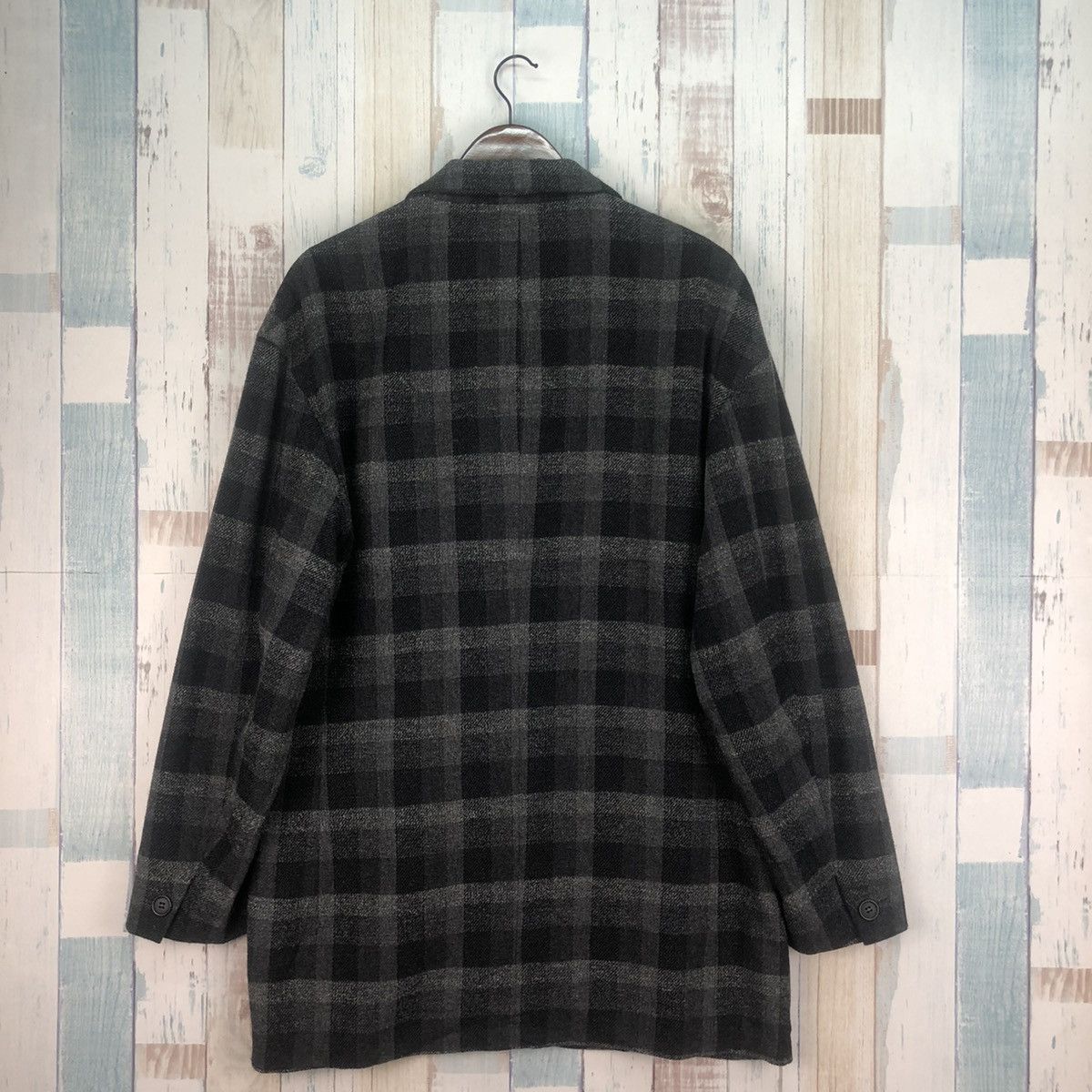 Vintage Vintage Vestium Plaid Wool Blazer Made In Italy Size US XL / EU 56 / 4 - 2 Thumbnail