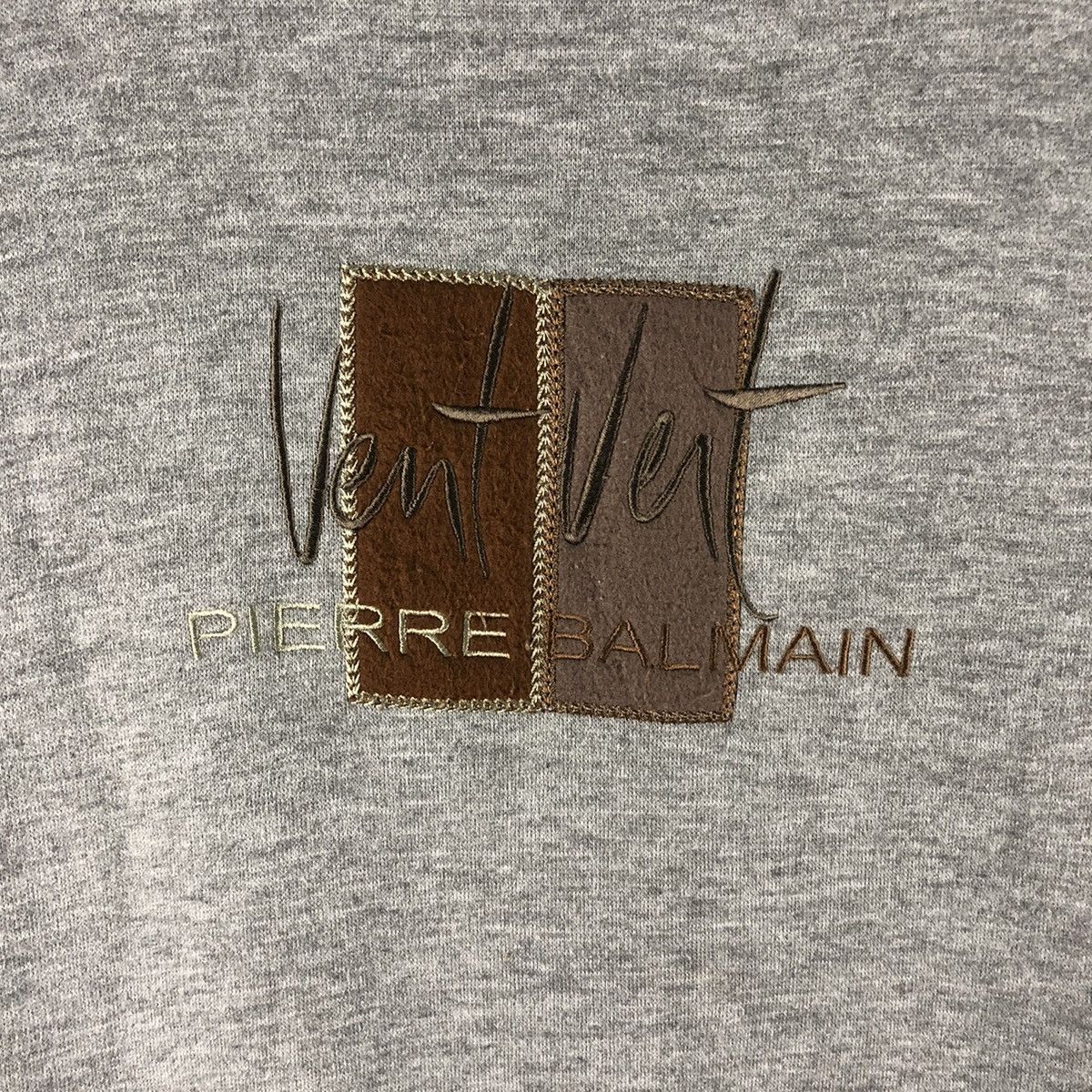 Pierre Balmain Vintage Pierre Balmain Vent Vert Sweatshirt Big Logo Size US M / EU 48-50 / 2 - 3 Thumbnail