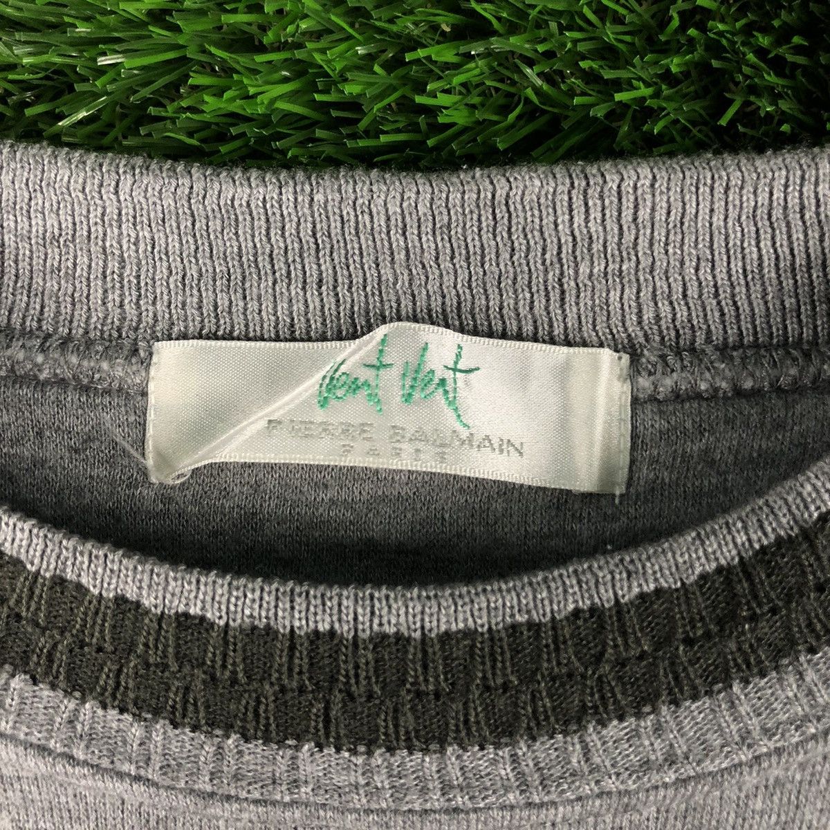 Pierre Balmain Vintage Pierre Balmain Vent Vert Sweatshirt Big Logo Size US M / EU 48-50 / 2 - 5 Thumbnail