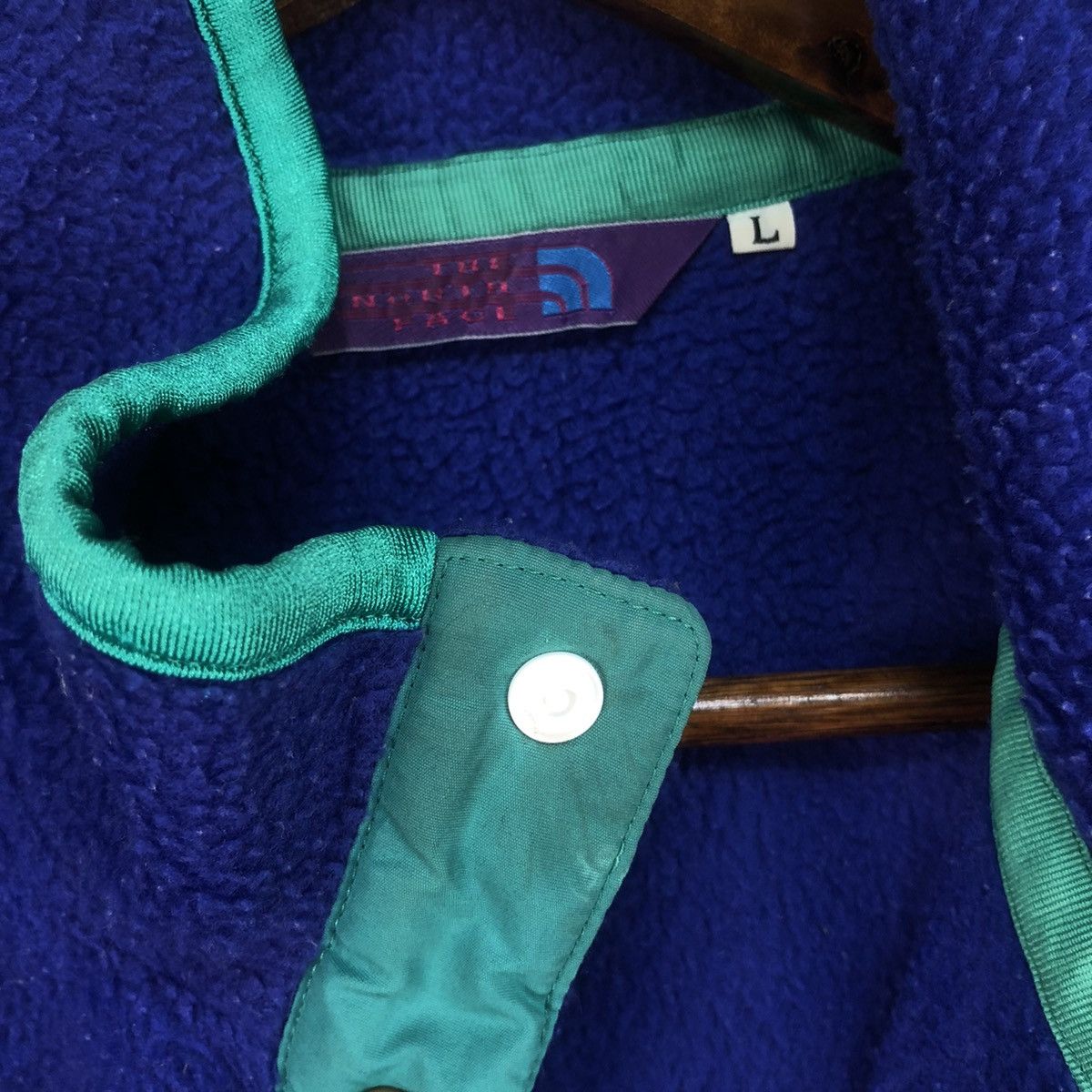 The North Face Vintage The North Face Snap Button Fleece Size US L / EU 52-54 / 3 - 8 Thumbnail