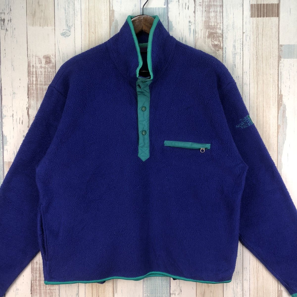 The North Face Vintage The North Face Snap Button Fleece Size US L / EU 52-54 / 3 - 4 Thumbnail