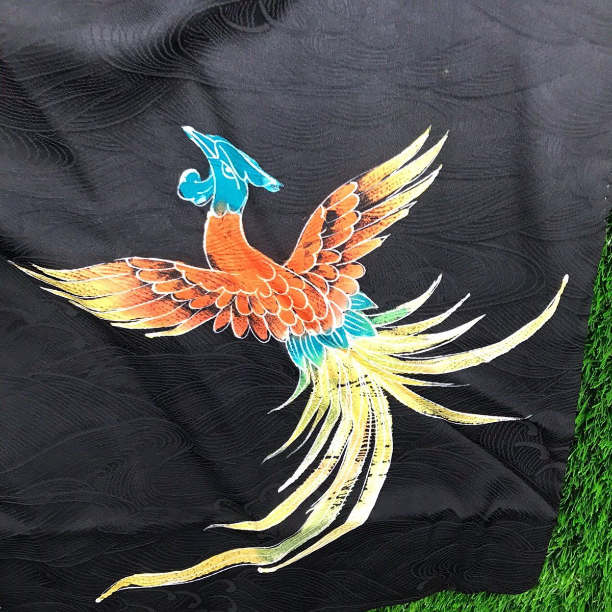 Japanese Brand Vintage Kimono Phoenix Bird Nice Design Size US XL / EU 56 / 4 - 7 Thumbnail