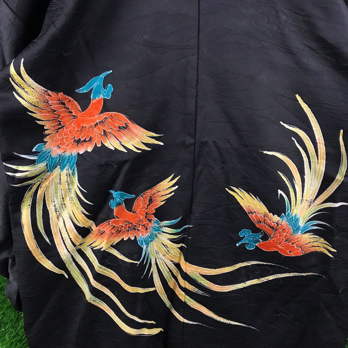 Japanese Brand Vintage Kimono Phoenix Bird Nice Design Size US XL / EU 56 / 4 - 9 Thumbnail