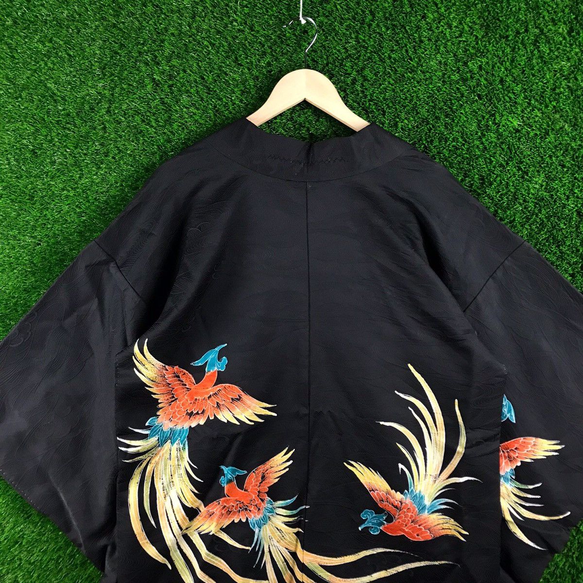 Japanese Brand Vintage Kimono Phoenix Bird Nice Design Size US XL / EU 56 / 4 - 5 Thumbnail