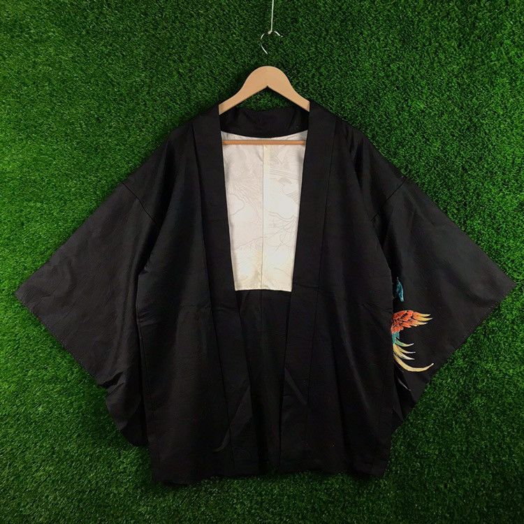 Japanese Brand Vintage Kimono Phoenix Bird Nice Design Size US XL / EU 56 / 4 - 2 Thumbnail