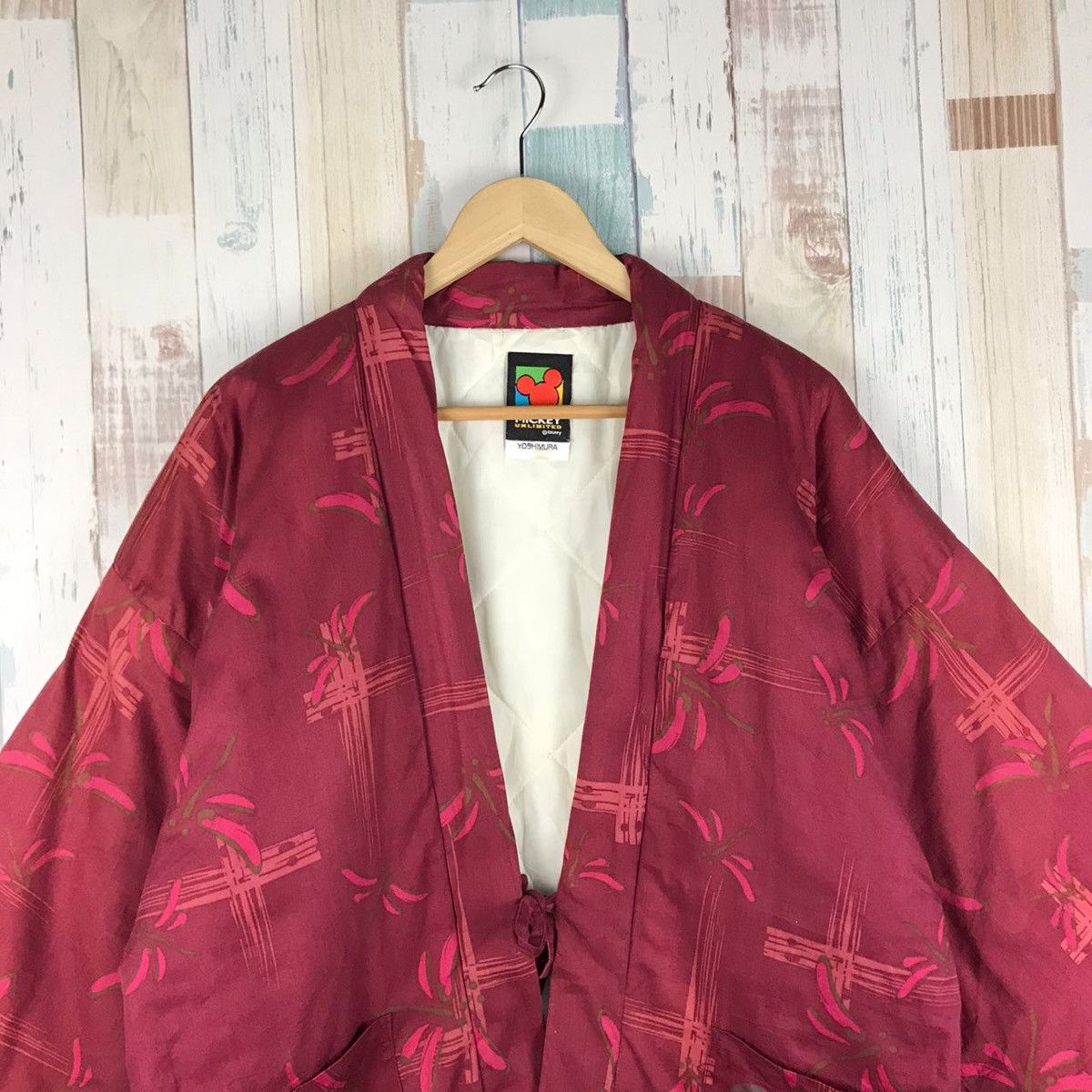 Mickey Mouse × Vintage Vintage 90s Mickey Mouse Yoshimura Kimono Size US M / EU 48-50 / 2 - 3 Thumbnail