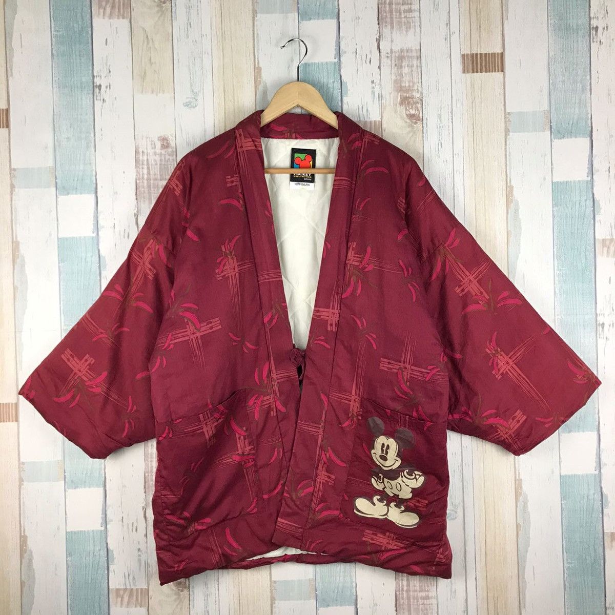 Mickey Mouse × Vintage Vintage 90s Mickey Mouse Yoshimura Kimono Size US M / EU 48-50 / 2 - 2 Thumbnail