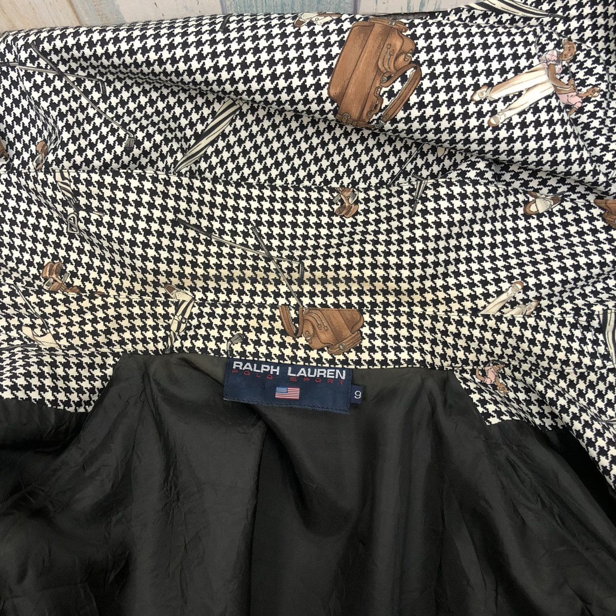 Polo Ralph Lauren Vintage 90s Polo Ralph Laurent Sport Fullprint Satin Jacket Size US XL / EU 56 / 4 - 10 Thumbnail