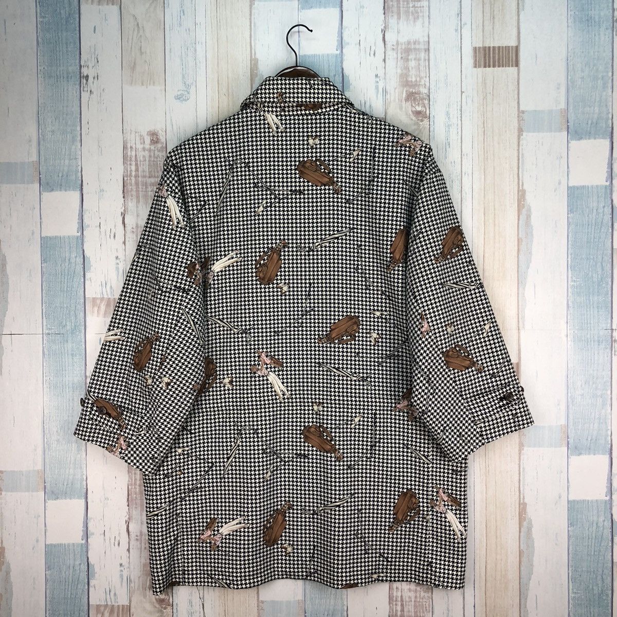 Polo Ralph Lauren Vintage 90s Polo Ralph Laurent Sport Fullprint Satin Jacket Size US XL / EU 56 / 4 - 2 Thumbnail