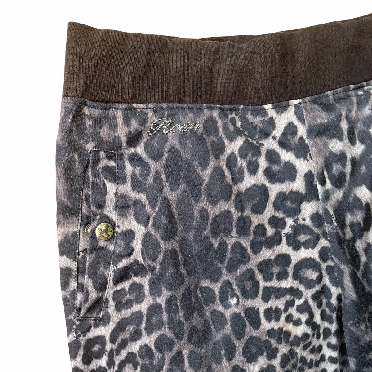 Japanese Brand × Mastermind Japan × Roen 💥JAPAN ROEN MASTERMIND LEOPARD PATTERN SWEATPANT Size US 32 / EU 48 - 4 Thumbnail
