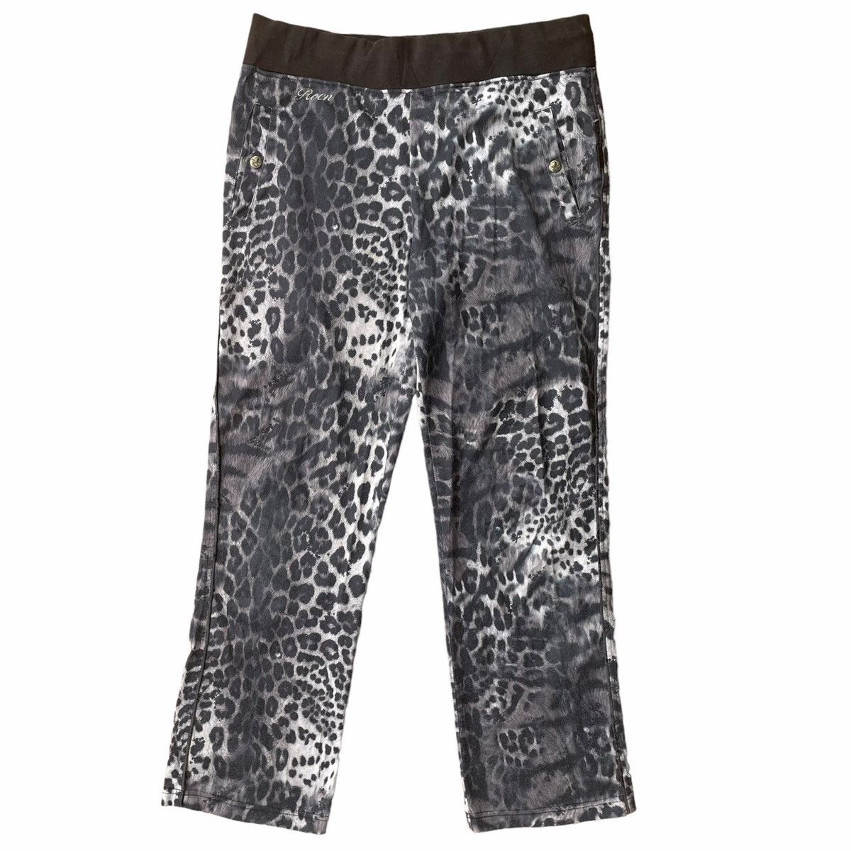 Japanese Brand × Mastermind Japan × Roen 💥JAPAN ROEN MASTERMIND LEOPARD PATTERN SWEATPANT Size US 32 / EU 48 - 1 Thumbnail