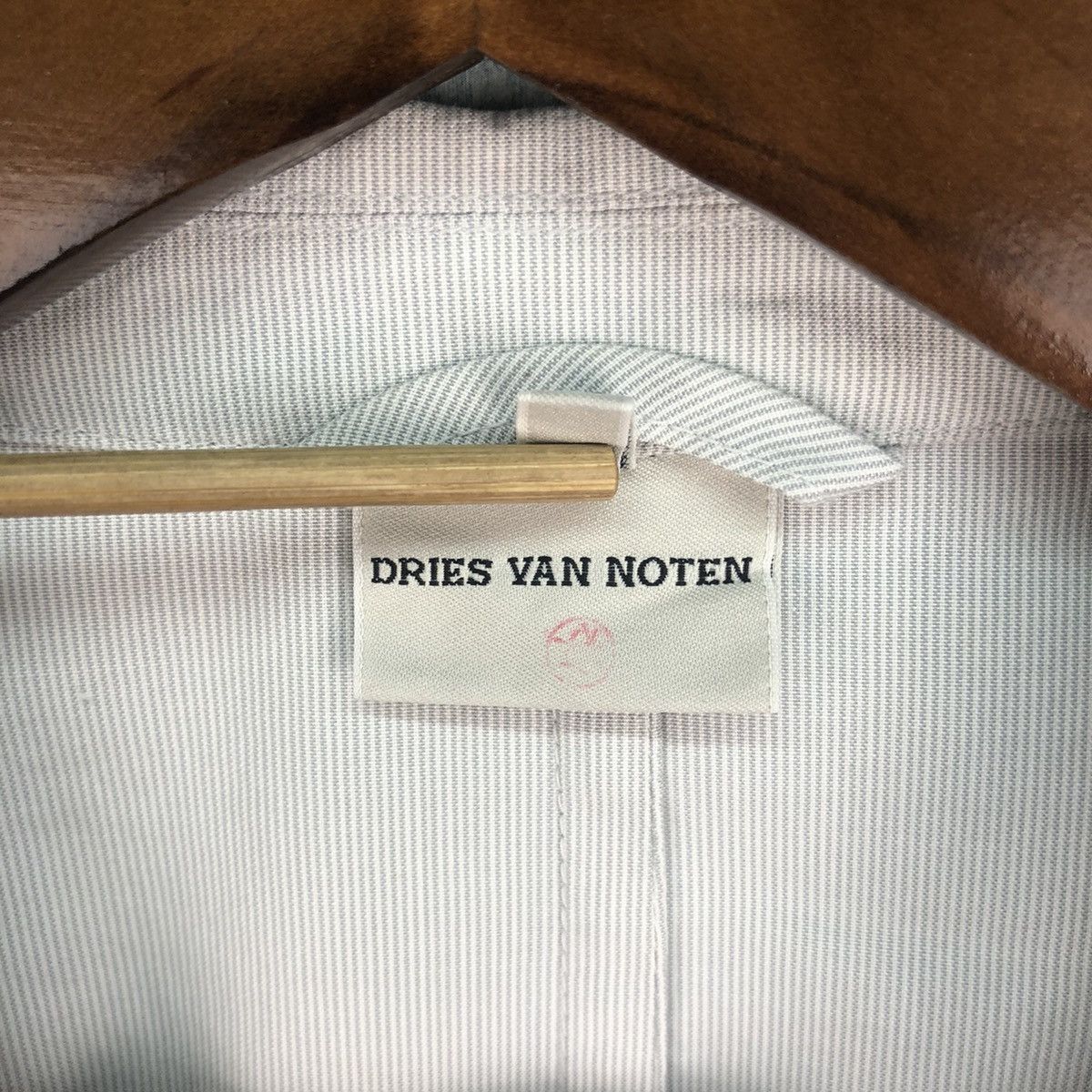 Dries Van Noten White Cotton Blazer Jacket Size US M / EU 48-50 / 2 - 9 Thumbnail