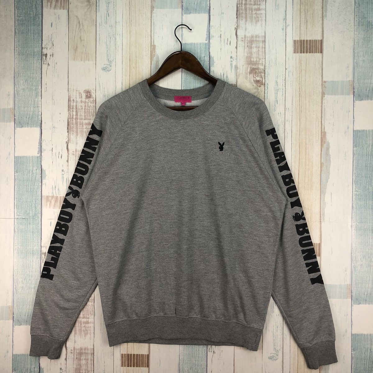 Playboy × Vintage Vintage Playboy Bunny Big Logo Sweatshirt Size US L / EU 52-54 / 3 - 2 Thumbnail