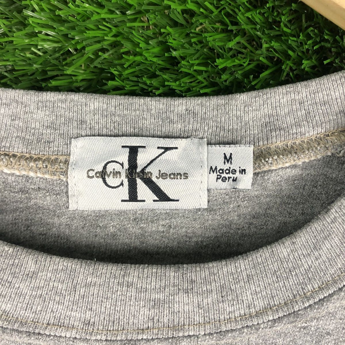 Calvin Klein × Vintage Vintage Calvin Klein Big Logo Sweatshirt Embroidered Size US M / EU 48-50 / 2 - 6 Thumbnail