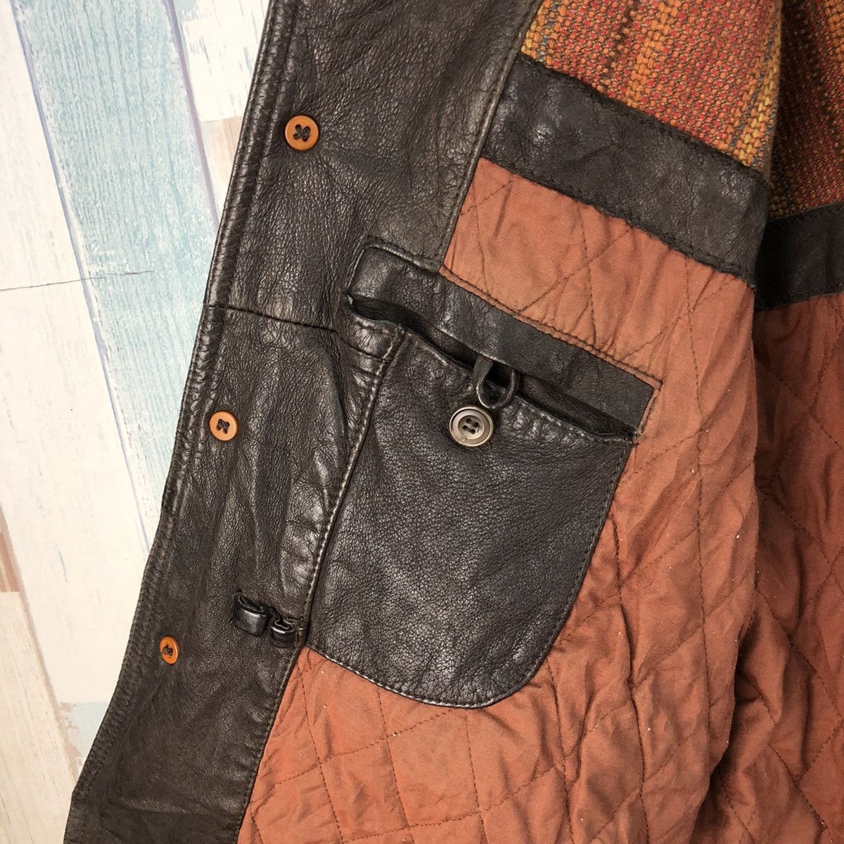 Genuine Leather Vintage 90s Marlboro Classic Leather Jacket Size US M / EU 48-50 / 2 - 9 Thumbnail